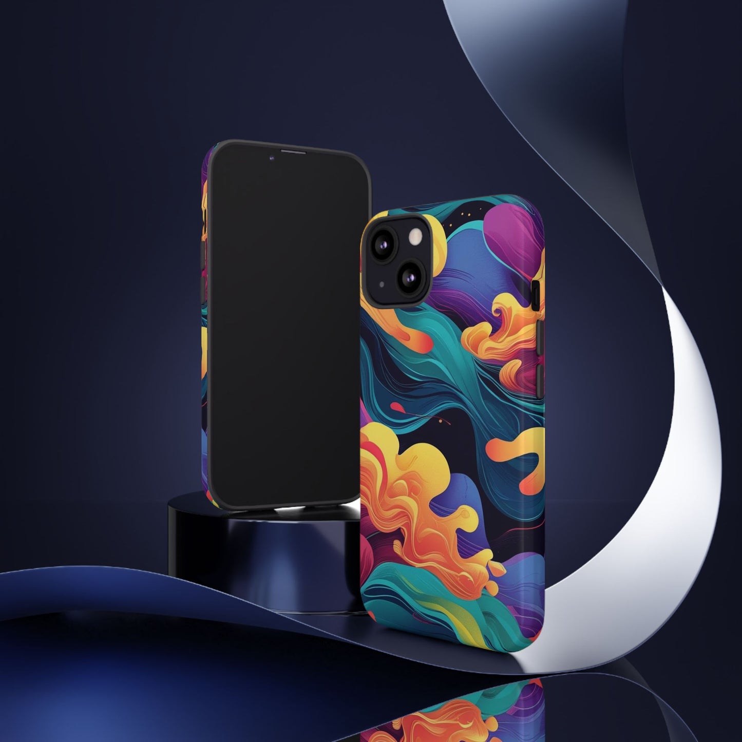Colorful Phone Cover, Artistic Cellphone Cover, Unique Gift for Her, Trendy Accessories, Vibrant Protection