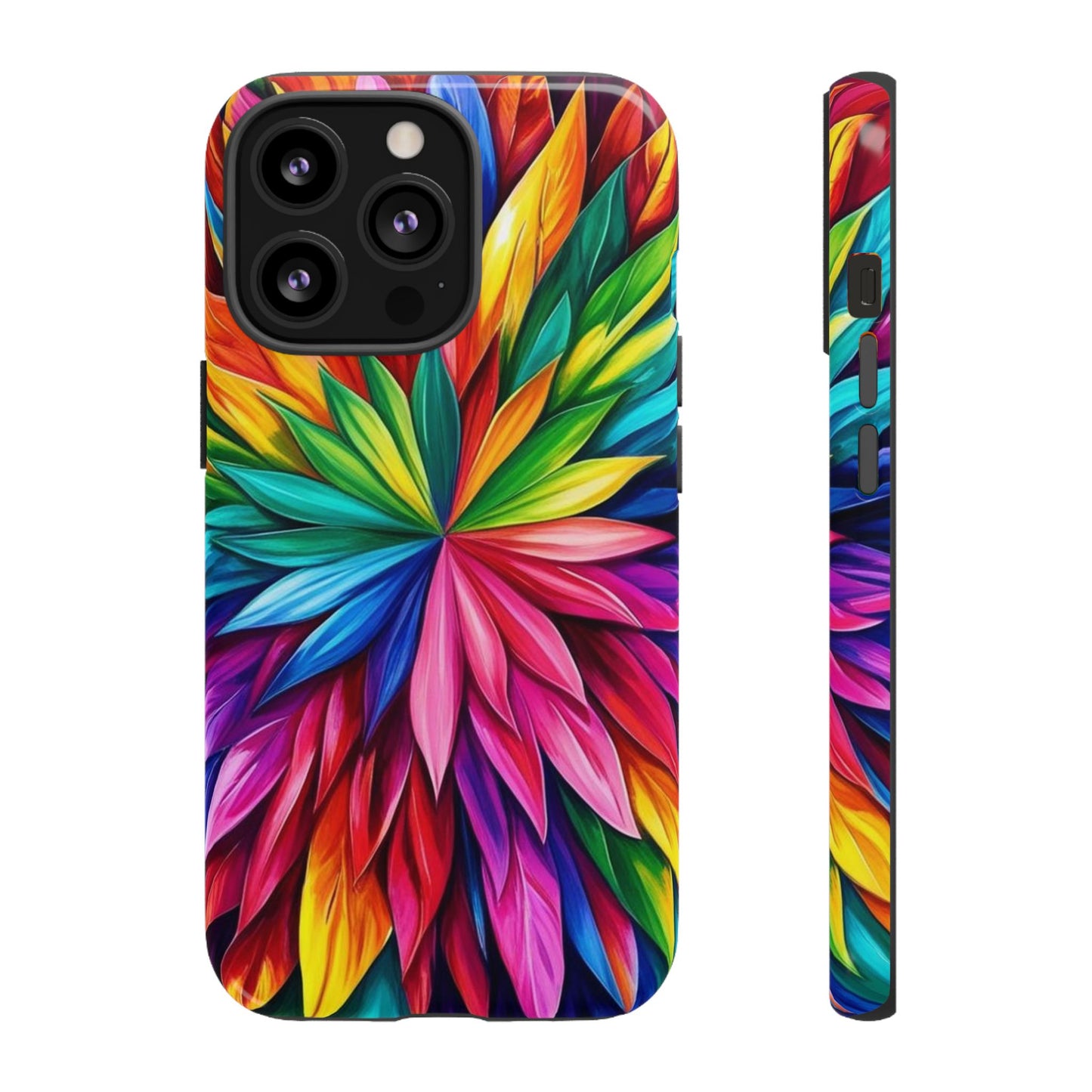 Colorful Floral Phone Cover - Tough Cases for Vibrant Protection