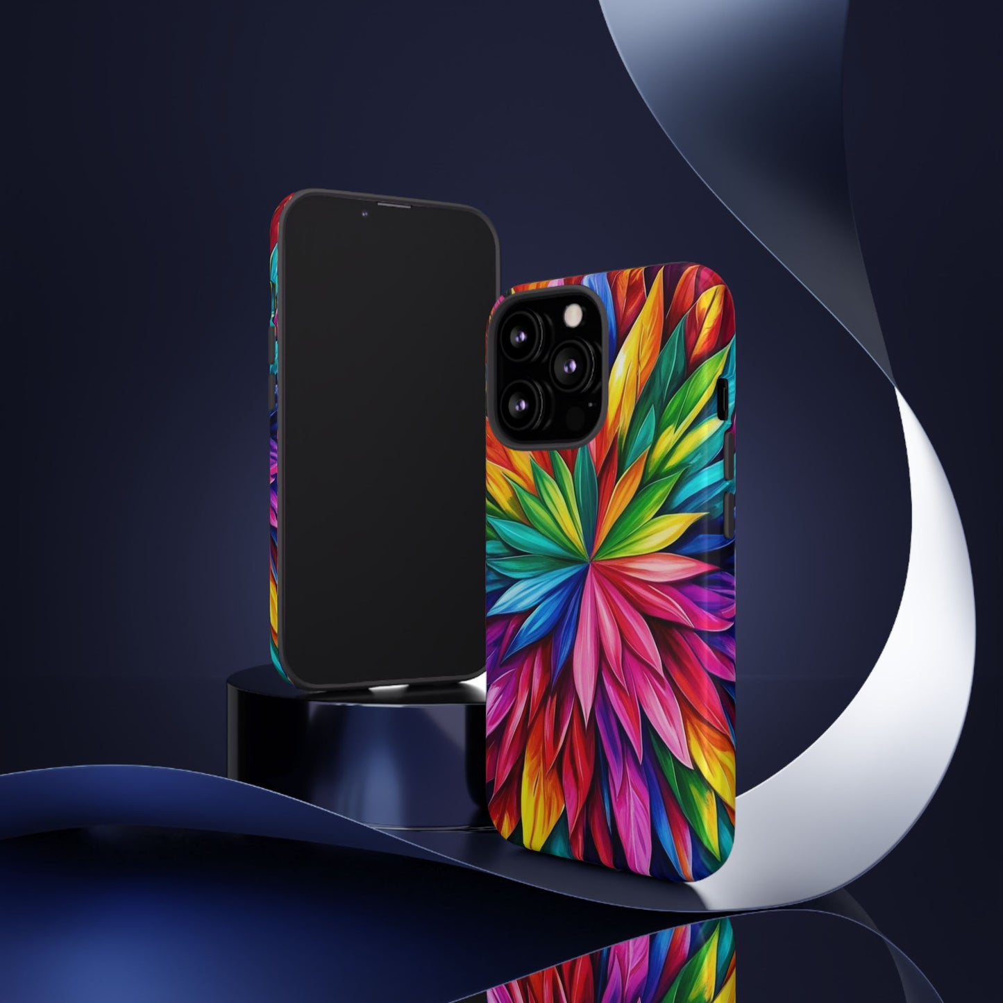 Colorful Floral Phone Cover - Tough Cases for Vibrant Protection