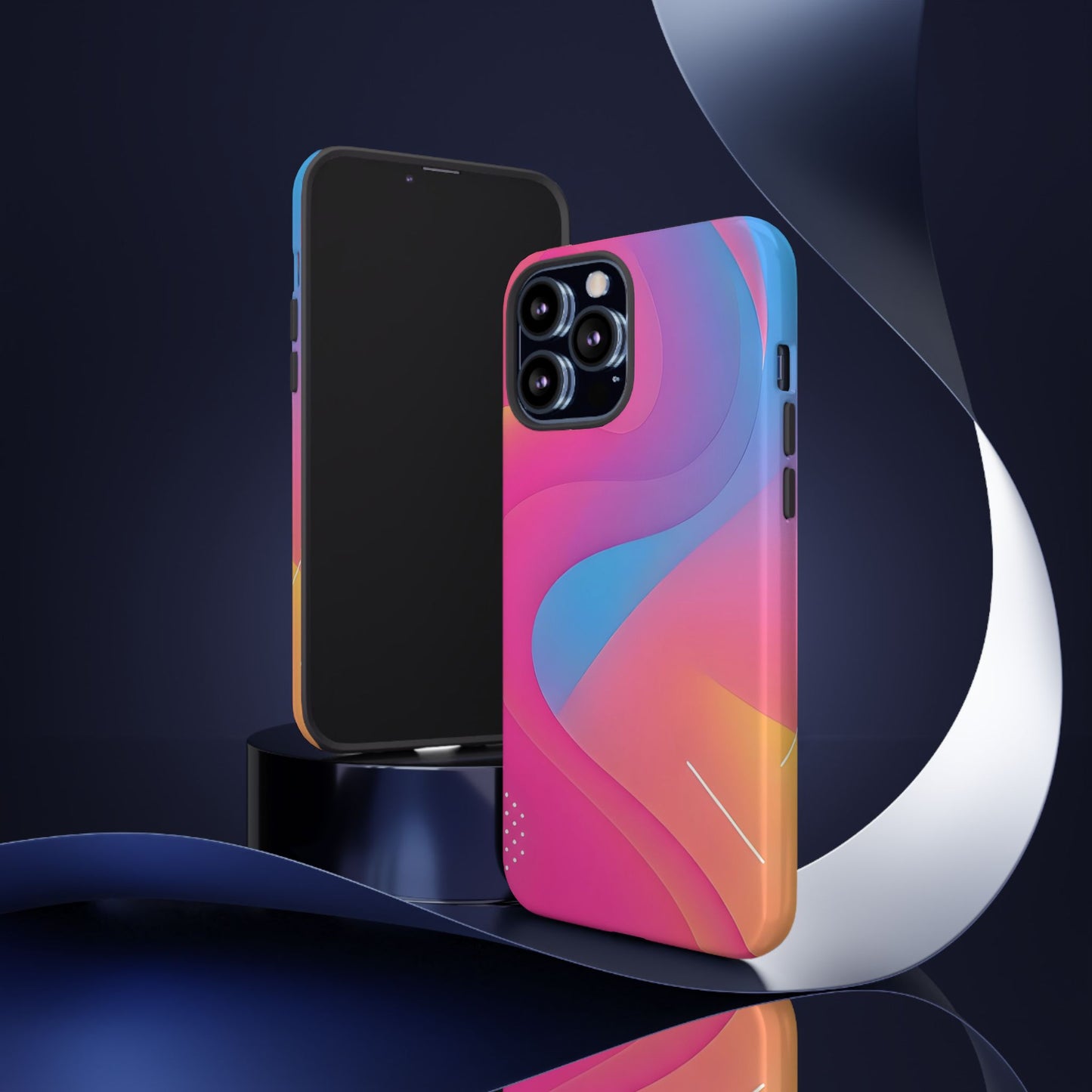 Stylish Tough Phone Case - Colorful Abstract Design for Trendsetters