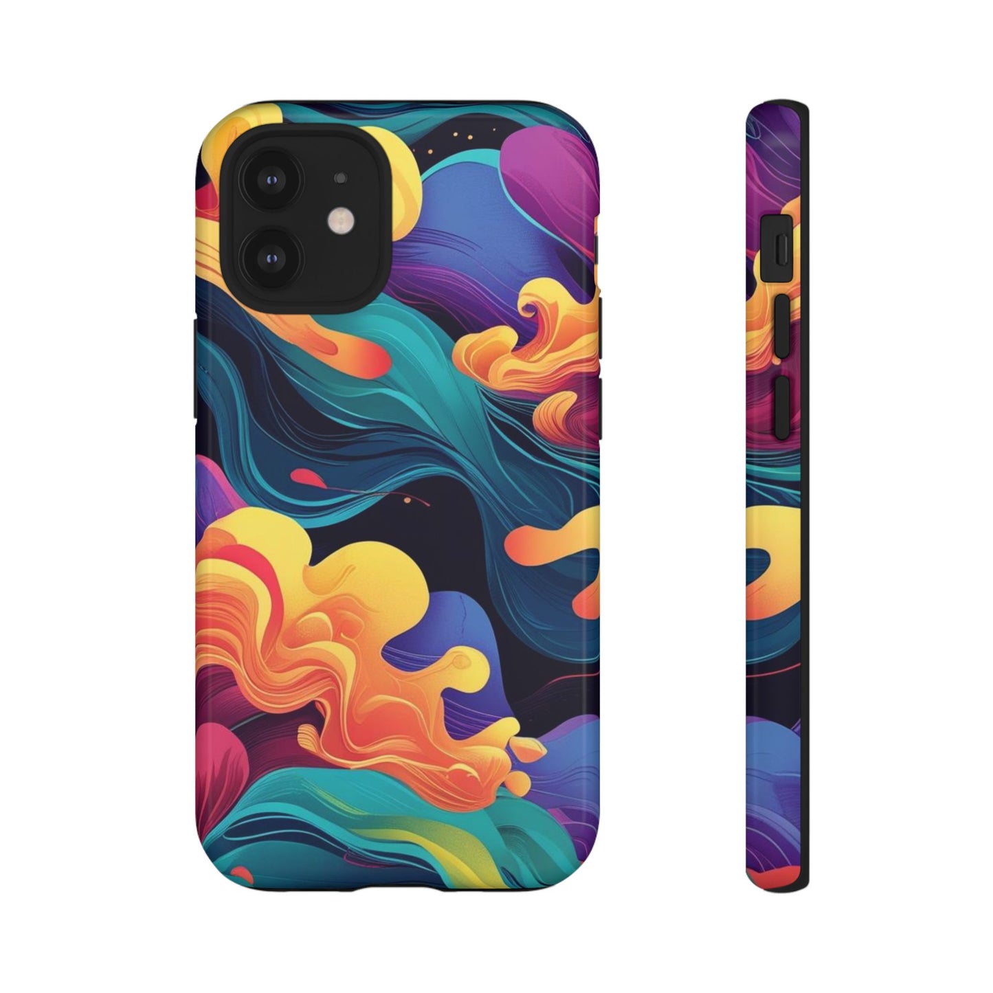 Colorful Phone Cover, Artistic Cellphone Cover, Unique Gift for Her, Trendy Accessories, Vibrant Protection