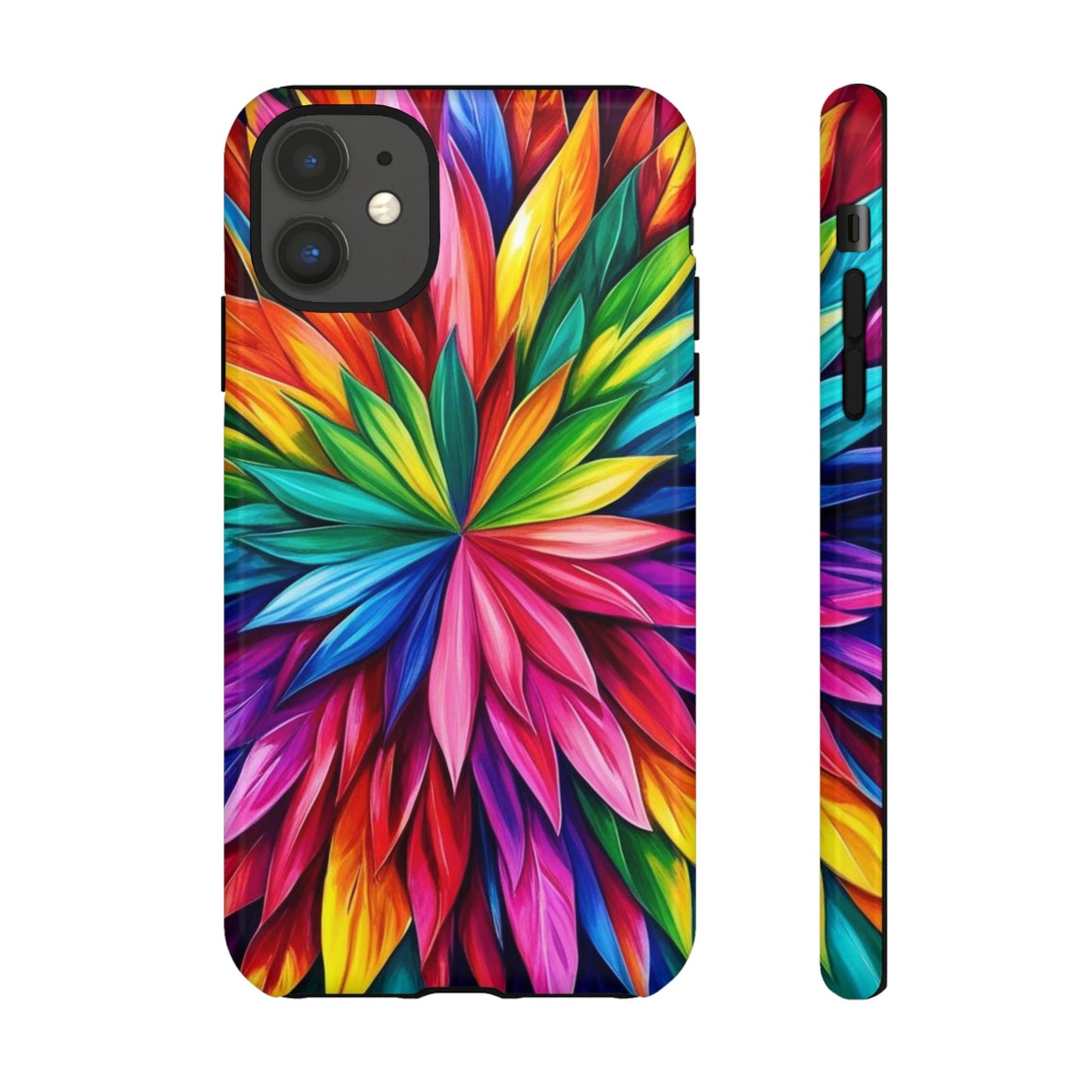 Colorful Floral Phone Cover - Tough Cases for Vibrant Protection
