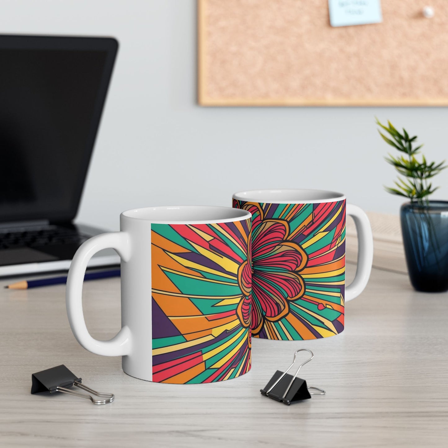 Vibrant Colorful Coffee Mug- Perfect for Home and Gifts