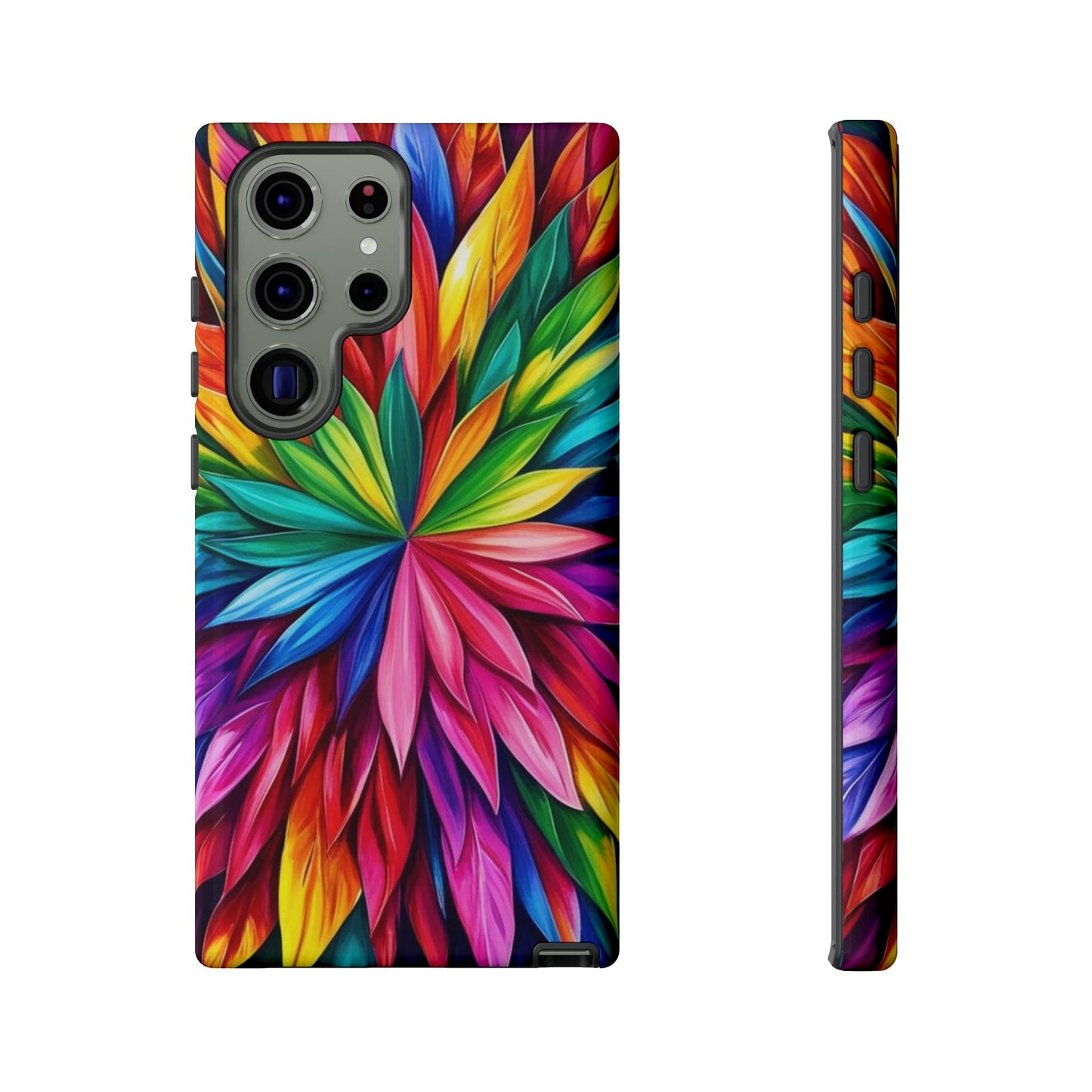 Colorful Floral Phone Cover - Tough Cases for Vibrant Protection