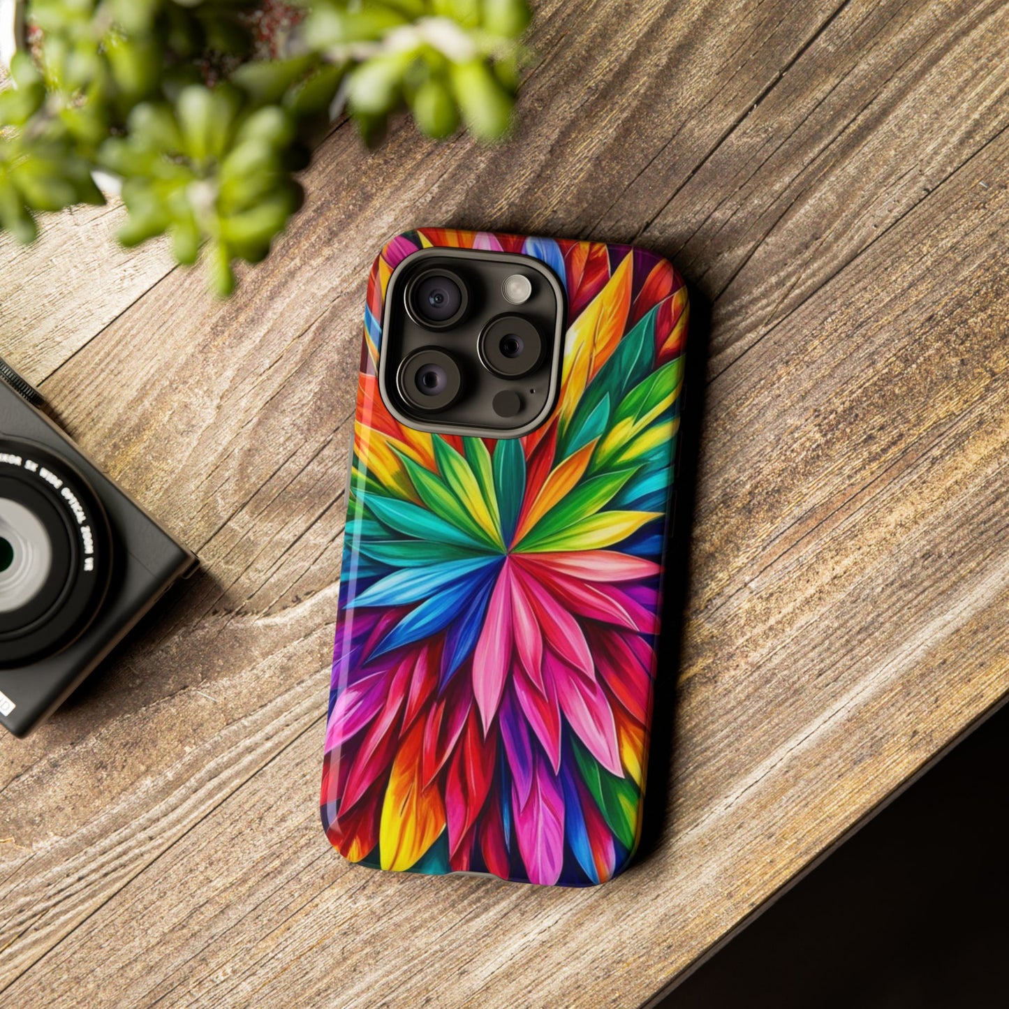Colorful Floral Phone Cover - Tough Cases for Vibrant Protection