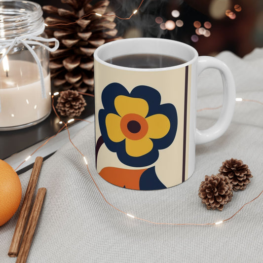 Floral Pattern Coffee Mug - Perfect Gift for Flower Lovers