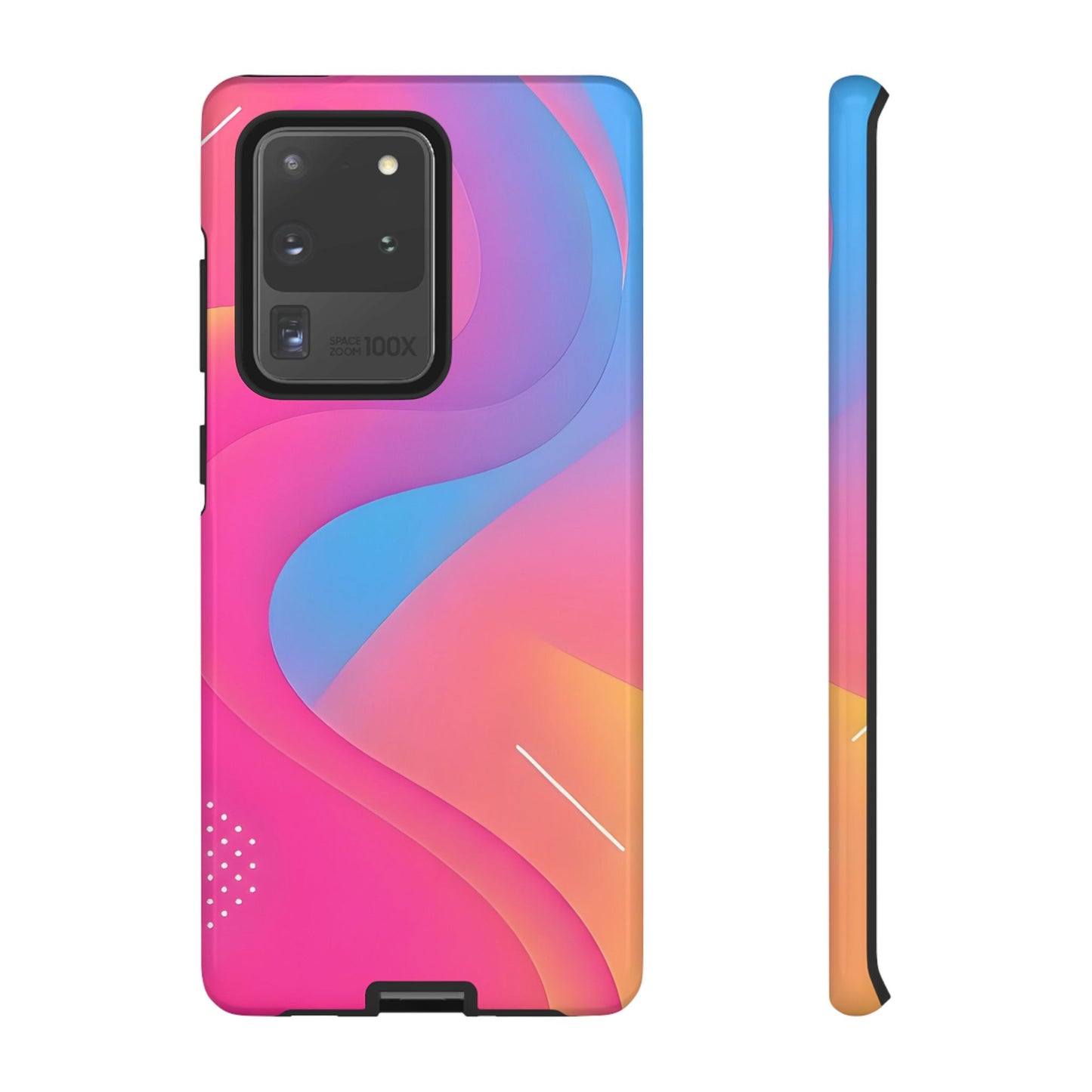 Stylish Tough Phone Case - Colorful Abstract Design for Trendsetters