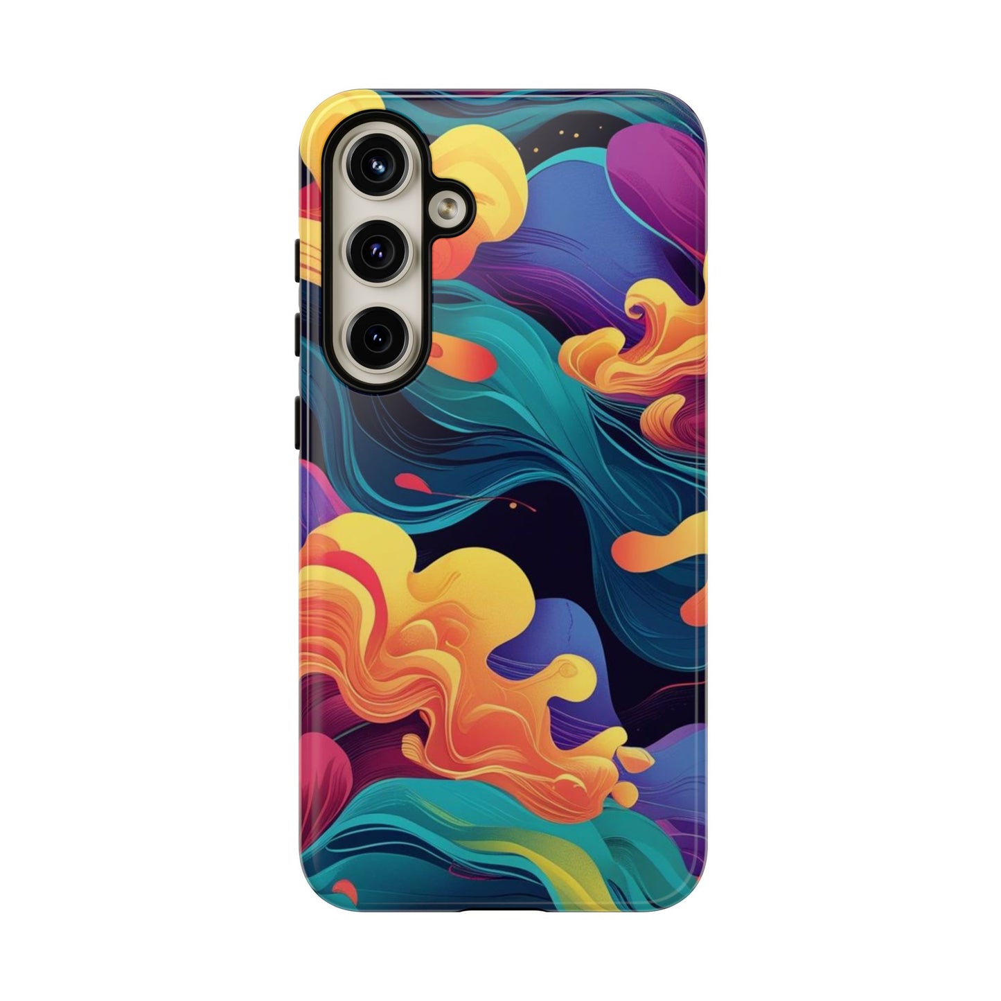 Colorful Phone Cover, Artistic Cellphone Cover, Unique Gift for Her, Trendy Accessories, Vibrant Protection
