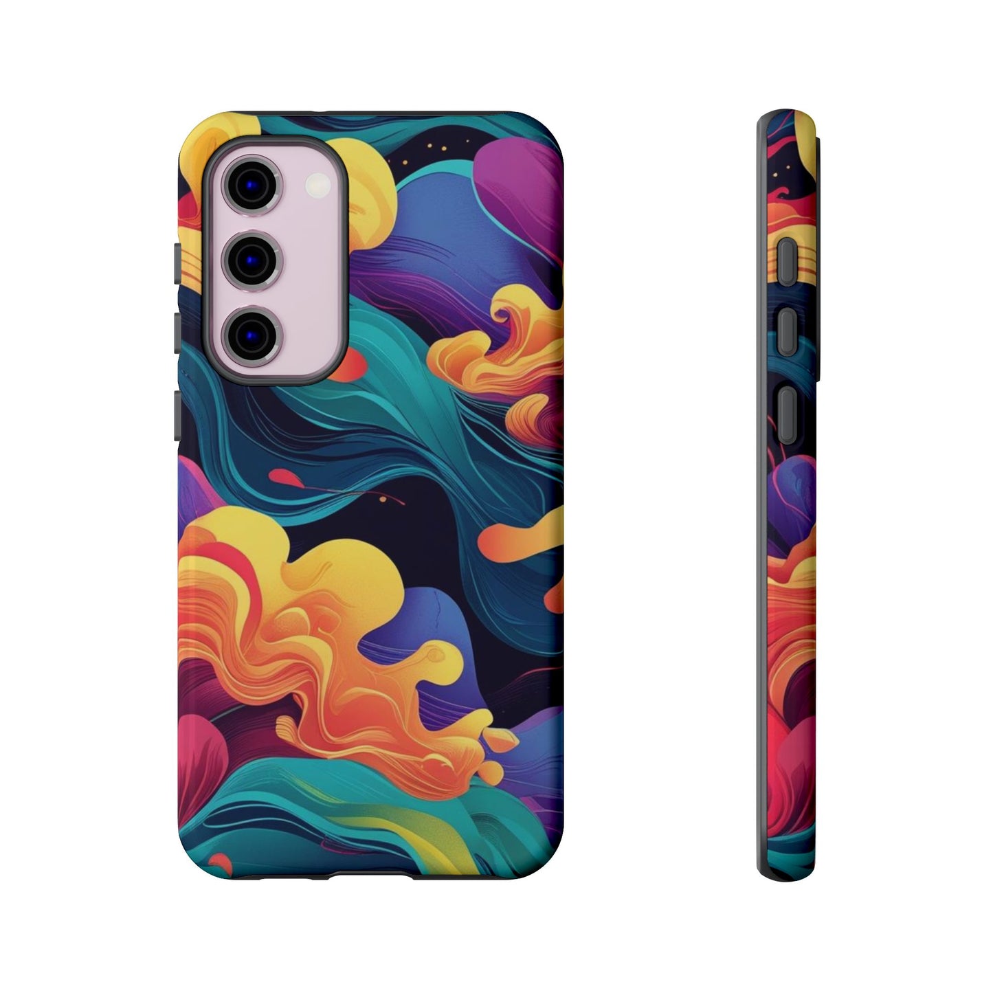Colorful Phone Cover, Artistic Cellphone Cover, Unique Gift for Her, Trendy Accessories, Vibrant Protection