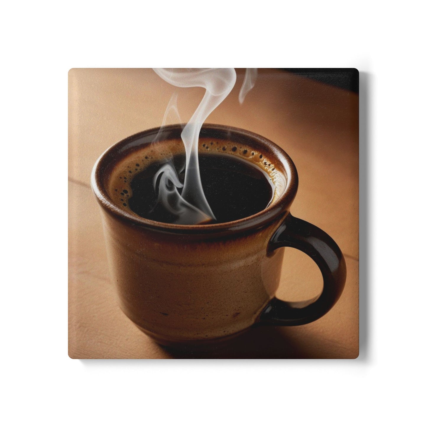 Coffee Lover's Ceramic Coaster - Perfect for Home Decor & Gift