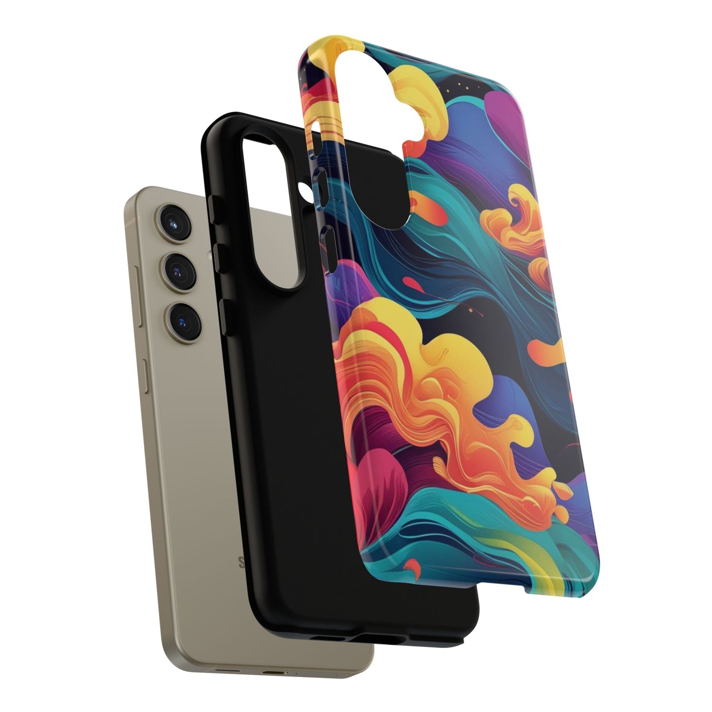 Colorful Phone Cover, Artistic Cellphone Cover, Unique Gift for Her, Trendy Accessories, Vibrant Protection