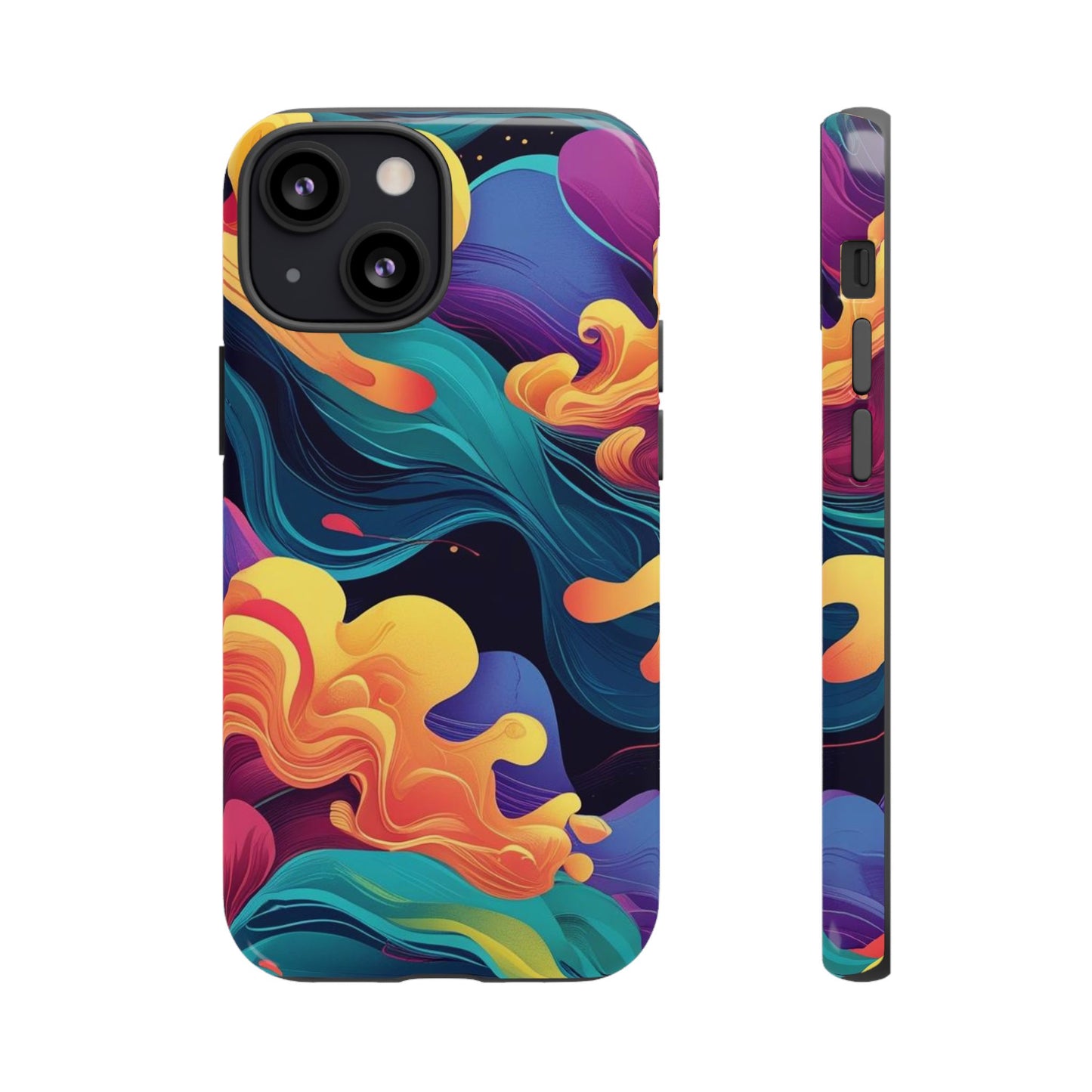 Colorful Phone Cover, Artistic Cellphone Cover, Unique Gift for Her, Trendy Accessories, Vibrant Protection