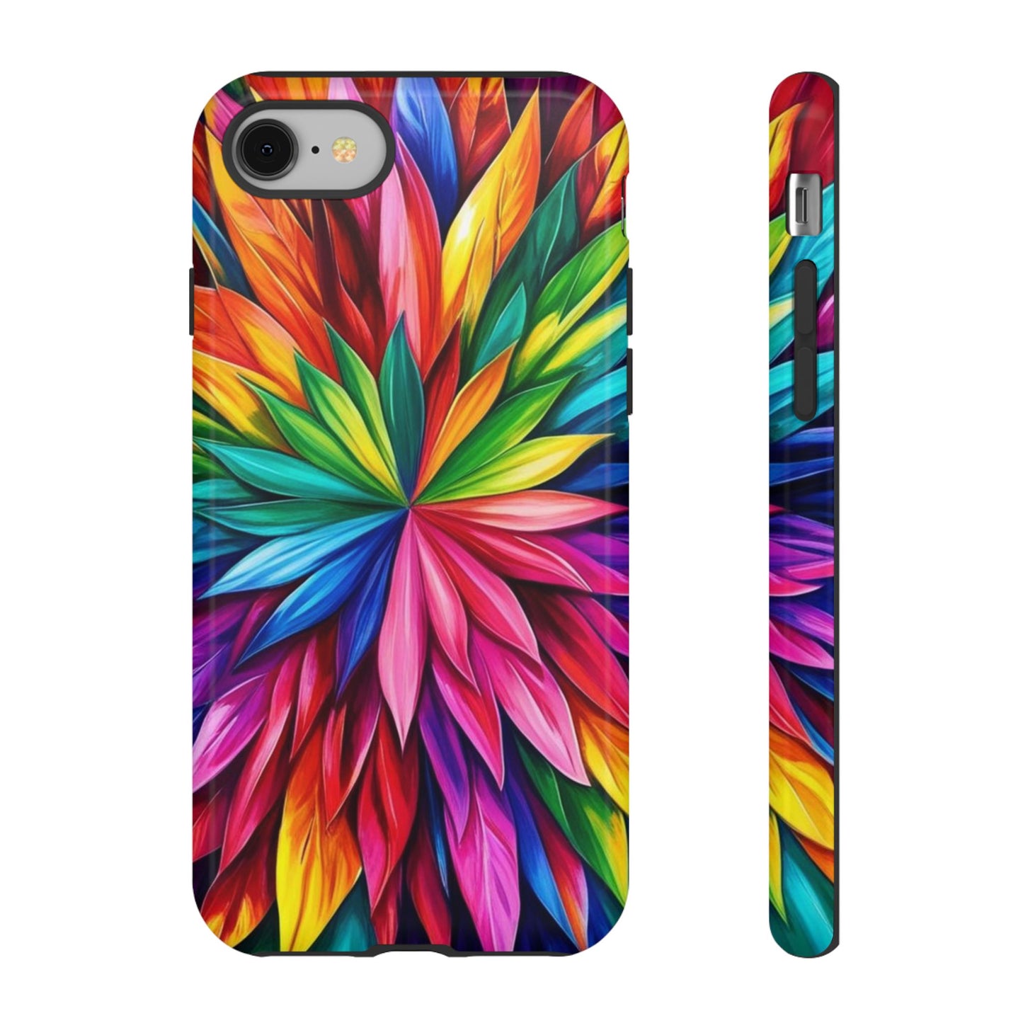 Colorful Floral Phone Cover - Tough Cases for Vibrant Protection