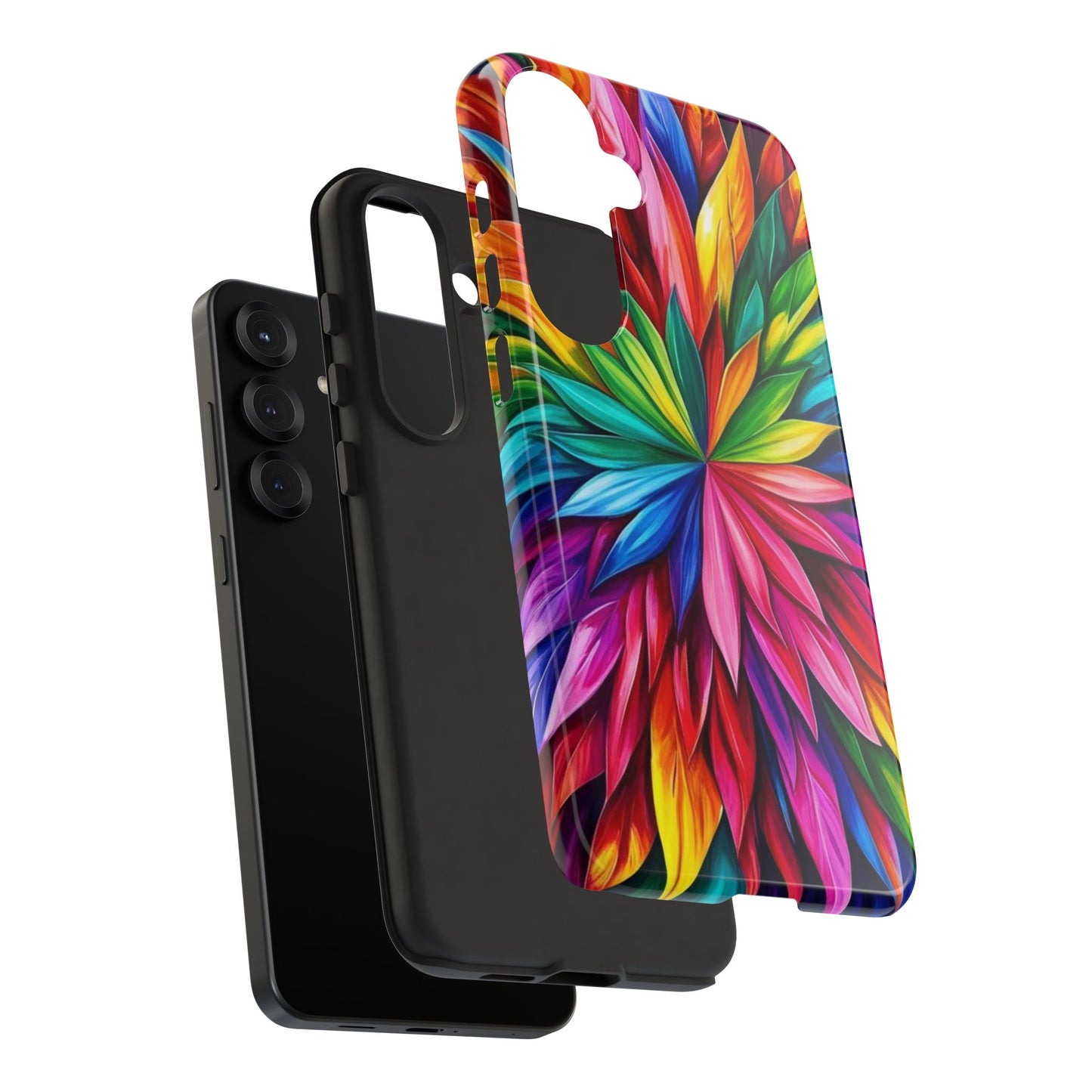 Colorful Floral Phone Cover - Tough Cases for Vibrant Protection