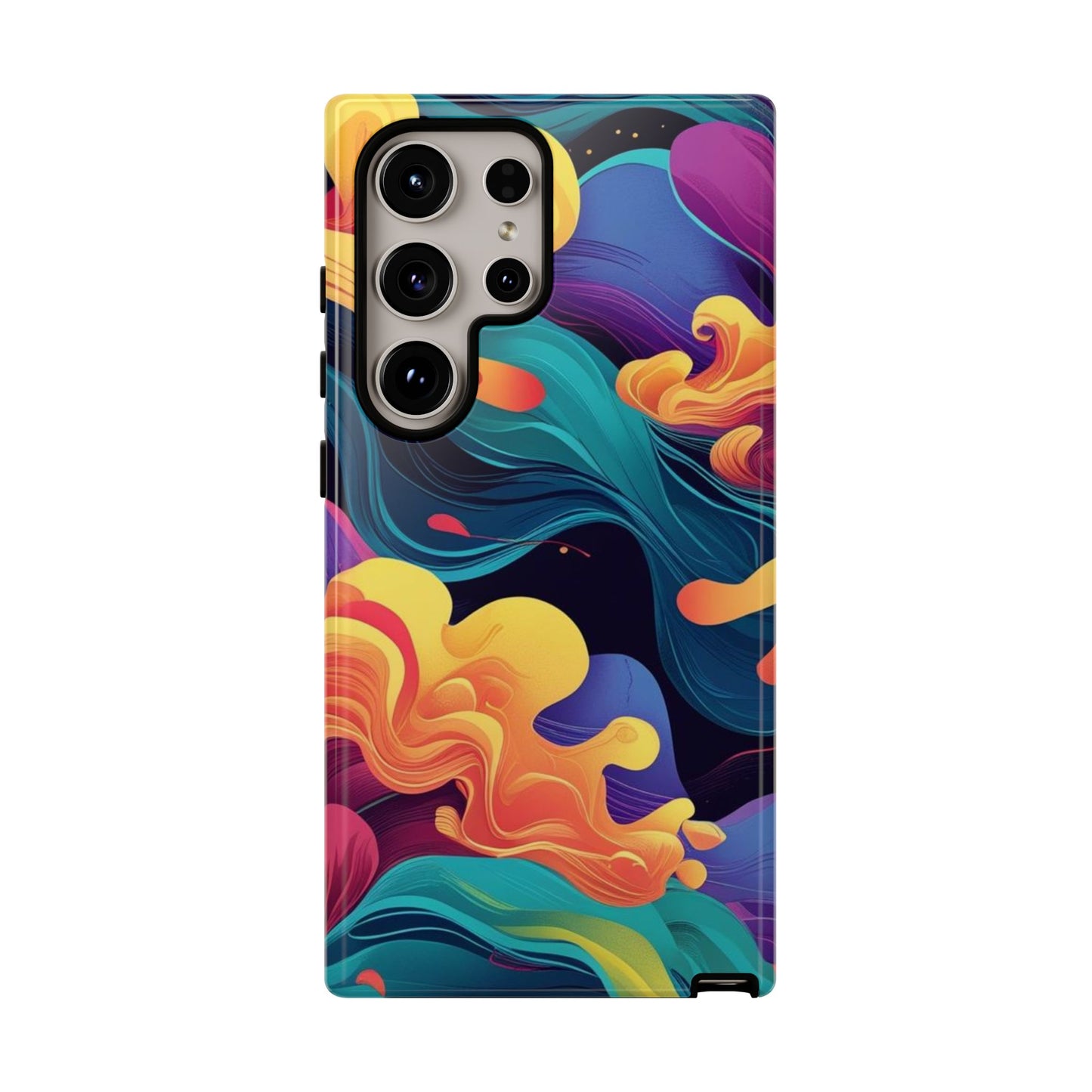 Colorful Phone Cover, Artistic Cellphone Cover, Unique Gift for Her, Trendy Accessories, Vibrant Protection