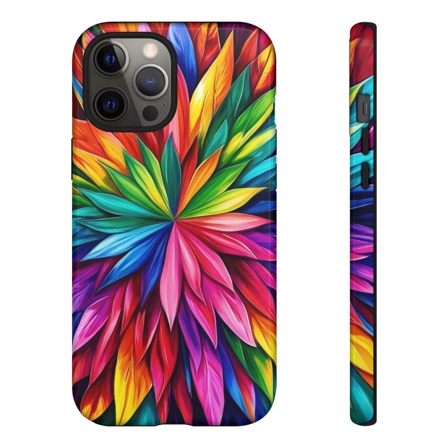 Colorful Floral Phone Cover - Tough Cases for Vibrant Protection