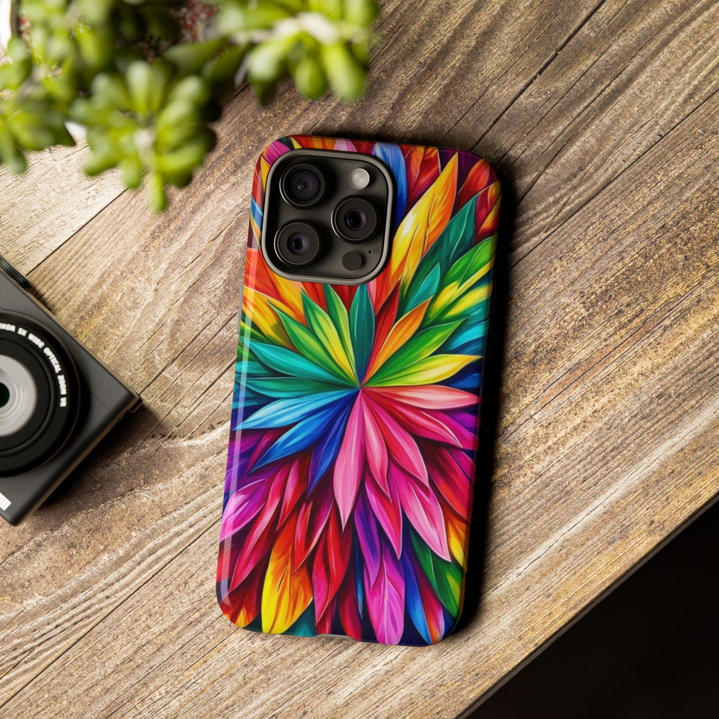 Colorful Floral Phone Cover - Tough Cases for Vibrant Protection