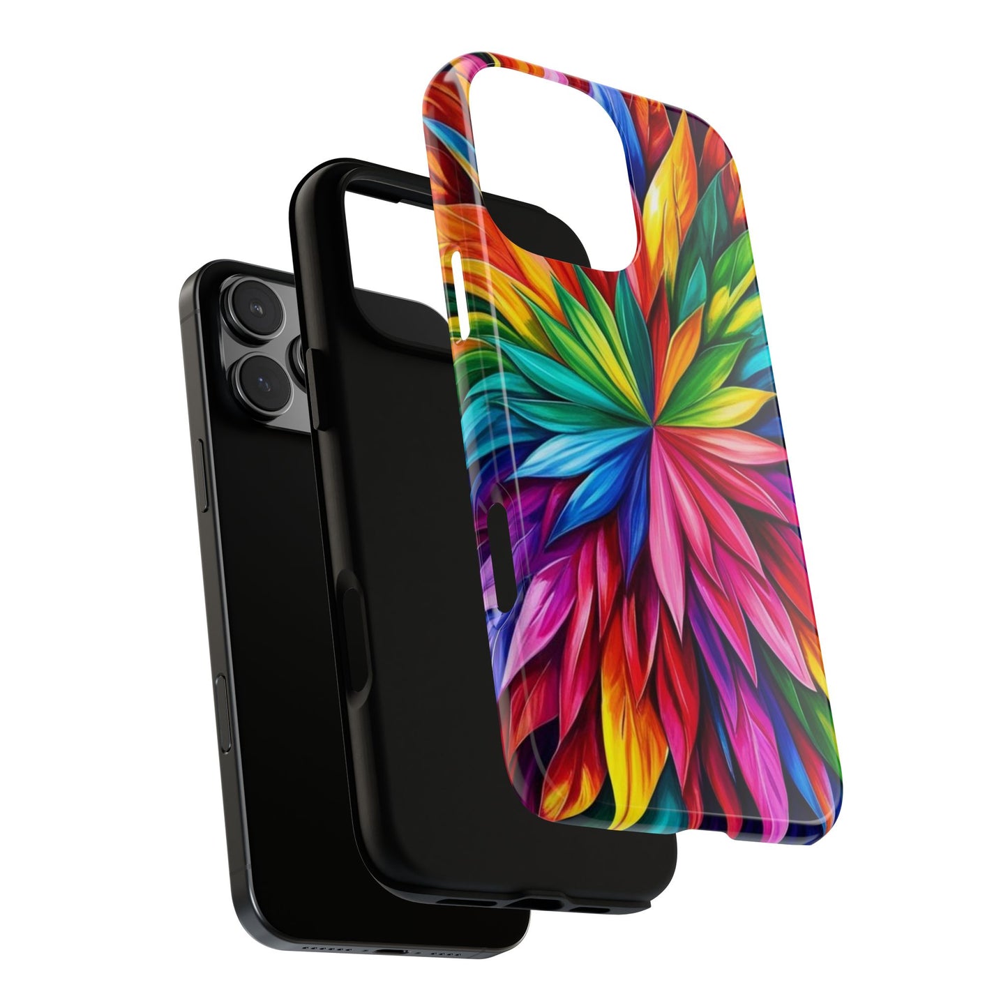 Colorful Floral Phone Cover - Tough Cases for Vibrant Protection