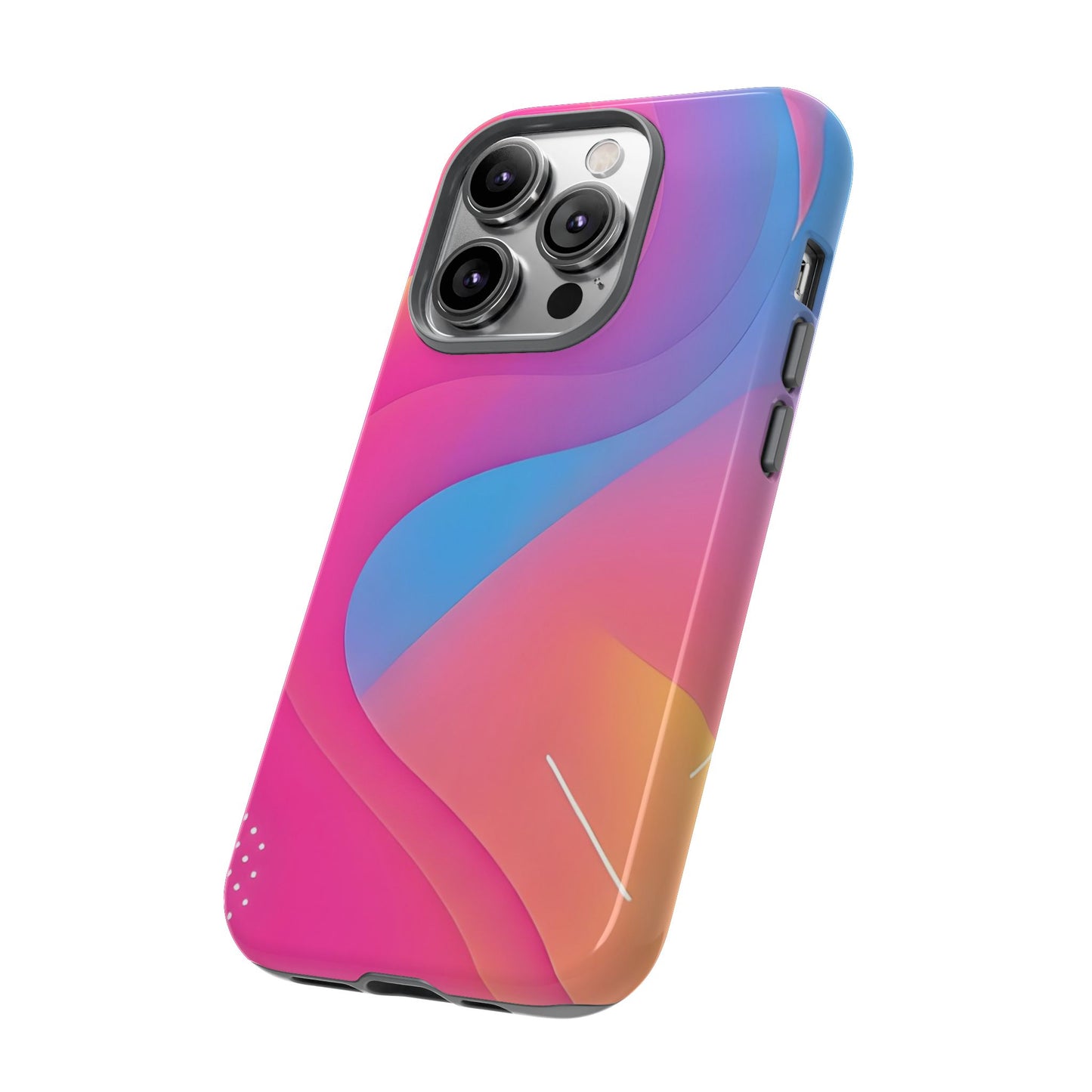 Stylish Tough Phone Case - Colorful Abstract Design for Trendsetters