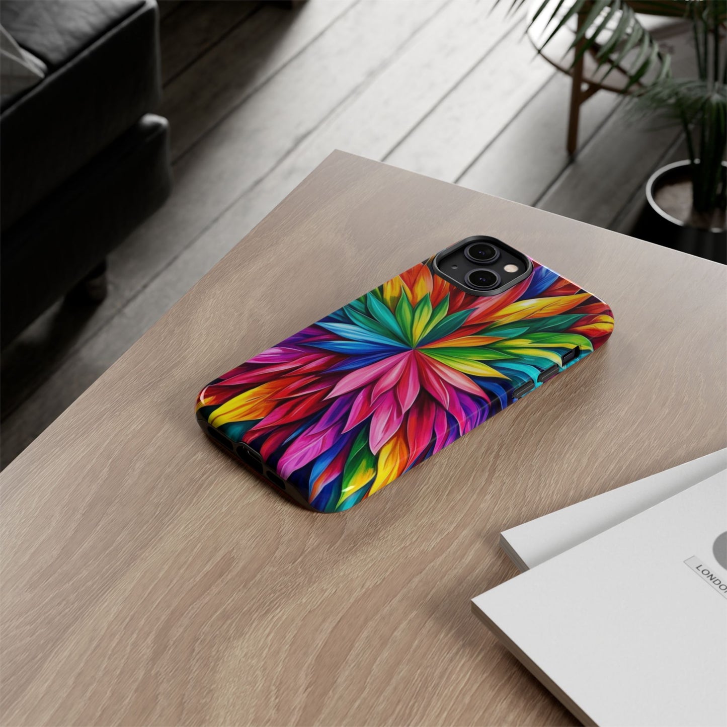 Colorful Floral Phone Cover - Tough Cases for Vibrant Protection