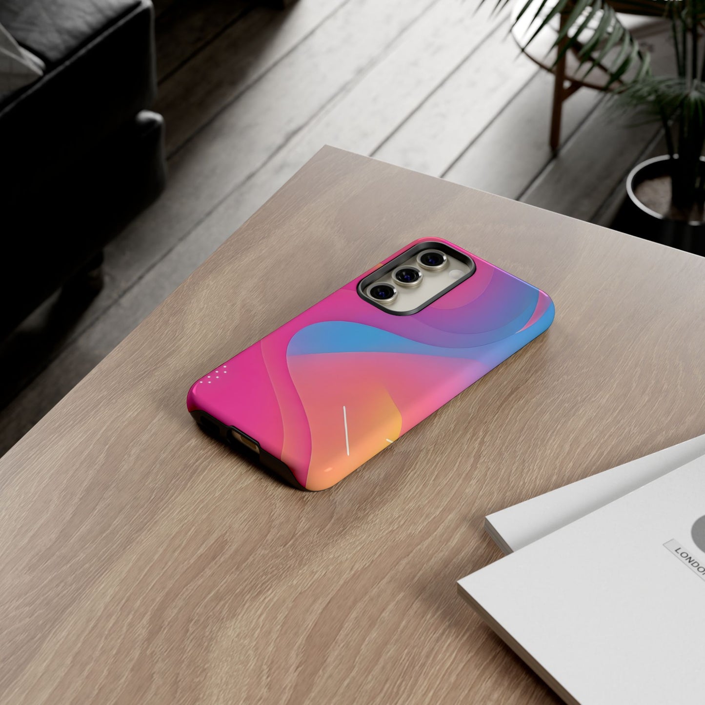 Stylish Tough Phone Case - Colorful Abstract Design for Trendsetters