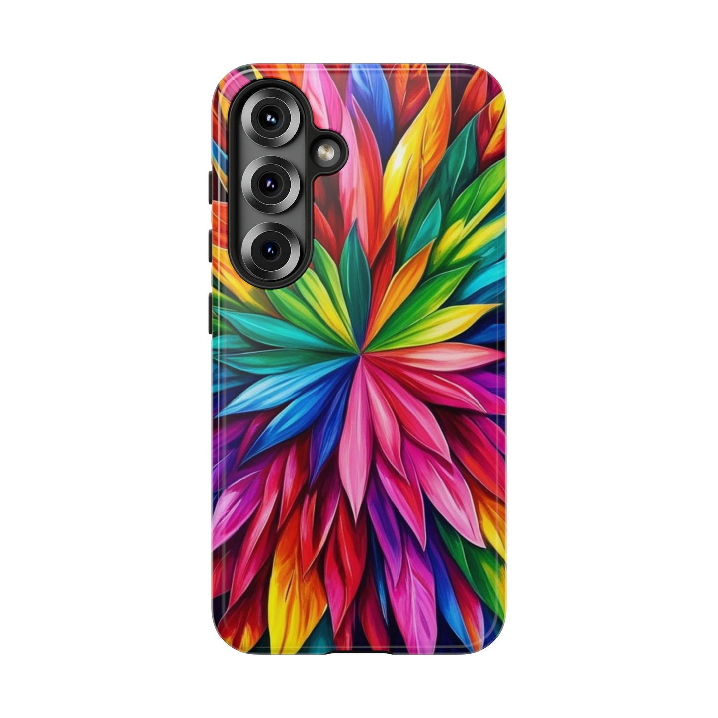 Colorful Floral Phone Cover - Tough Cases for Vibrant Protection