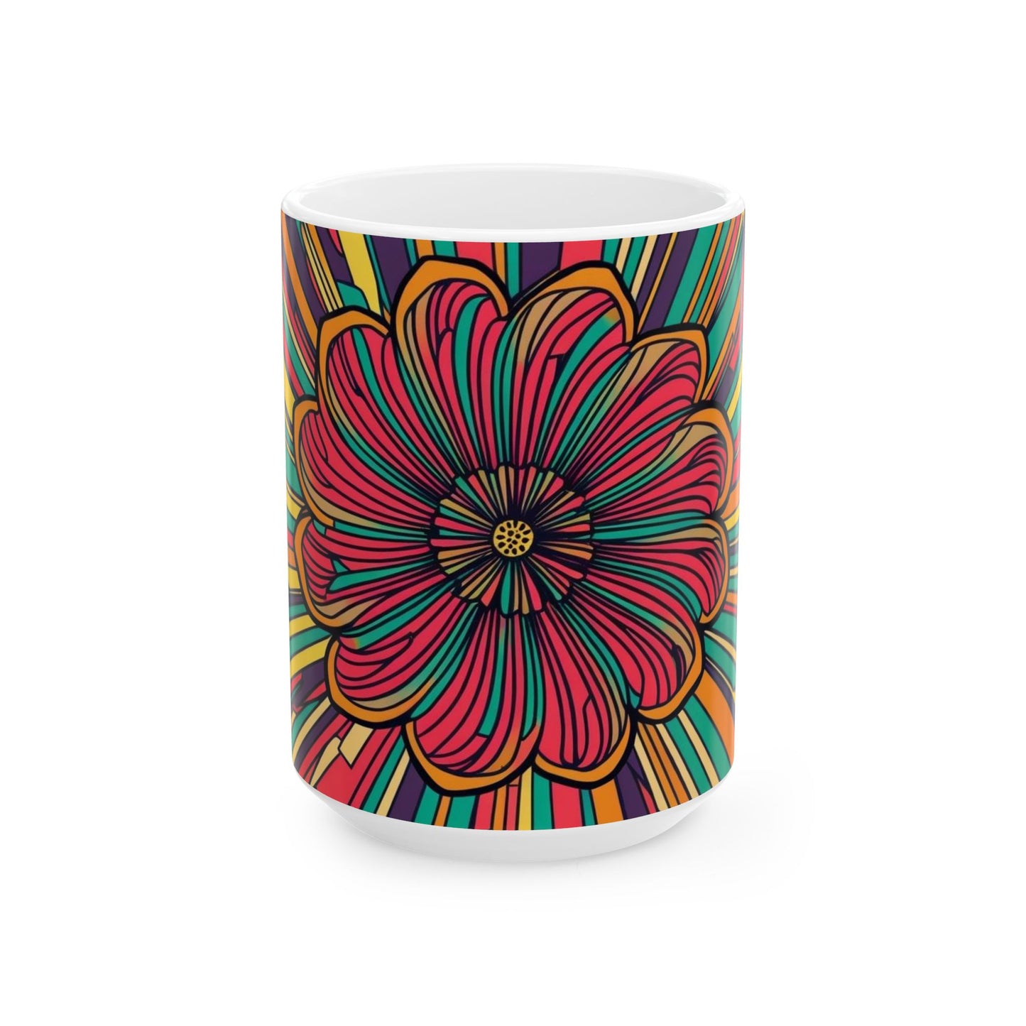 Vibrant Colorful Coffee Mug- Perfect for Home and Gifts