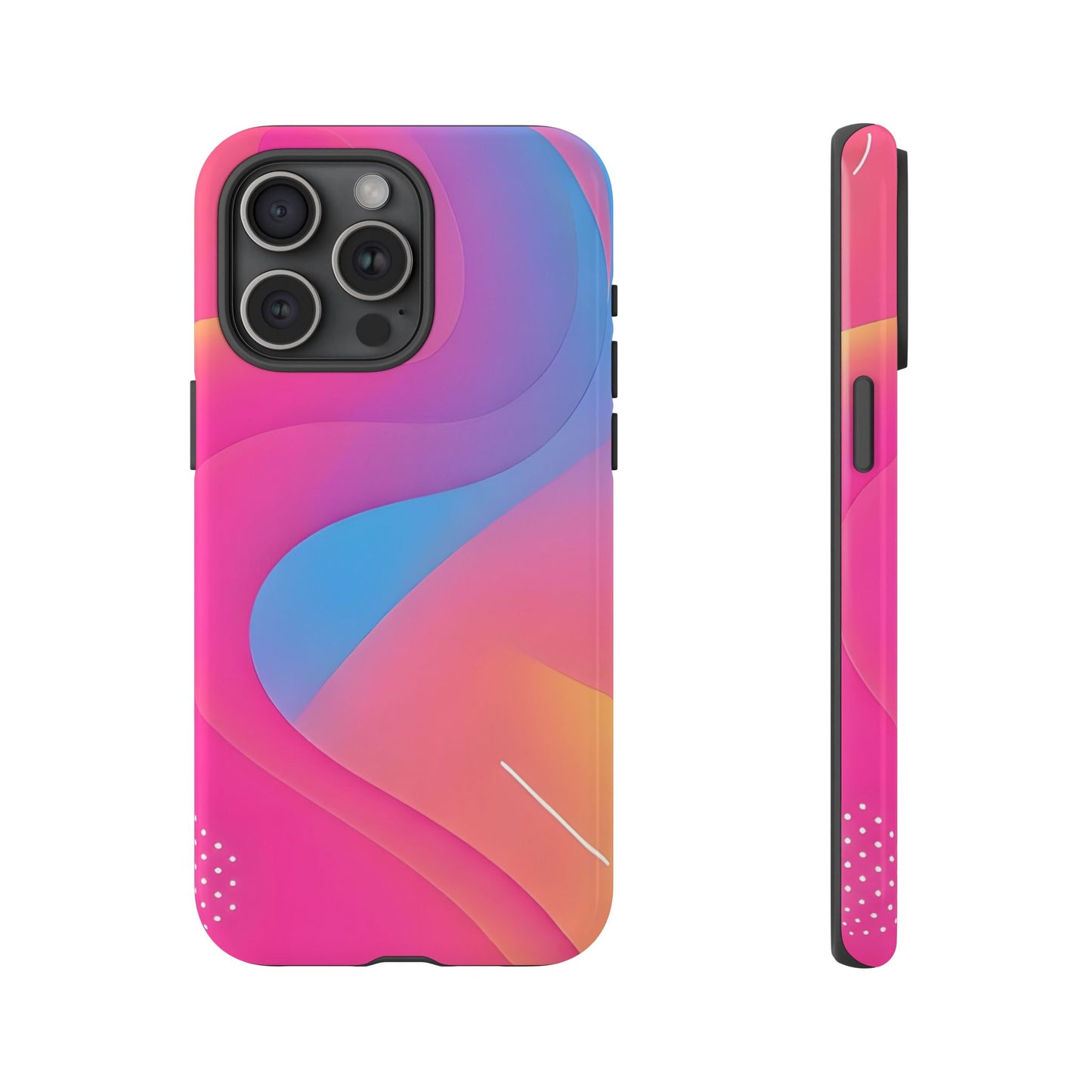 Stylish Tough Phone Case - Colorful Abstract Design for Trendsetters