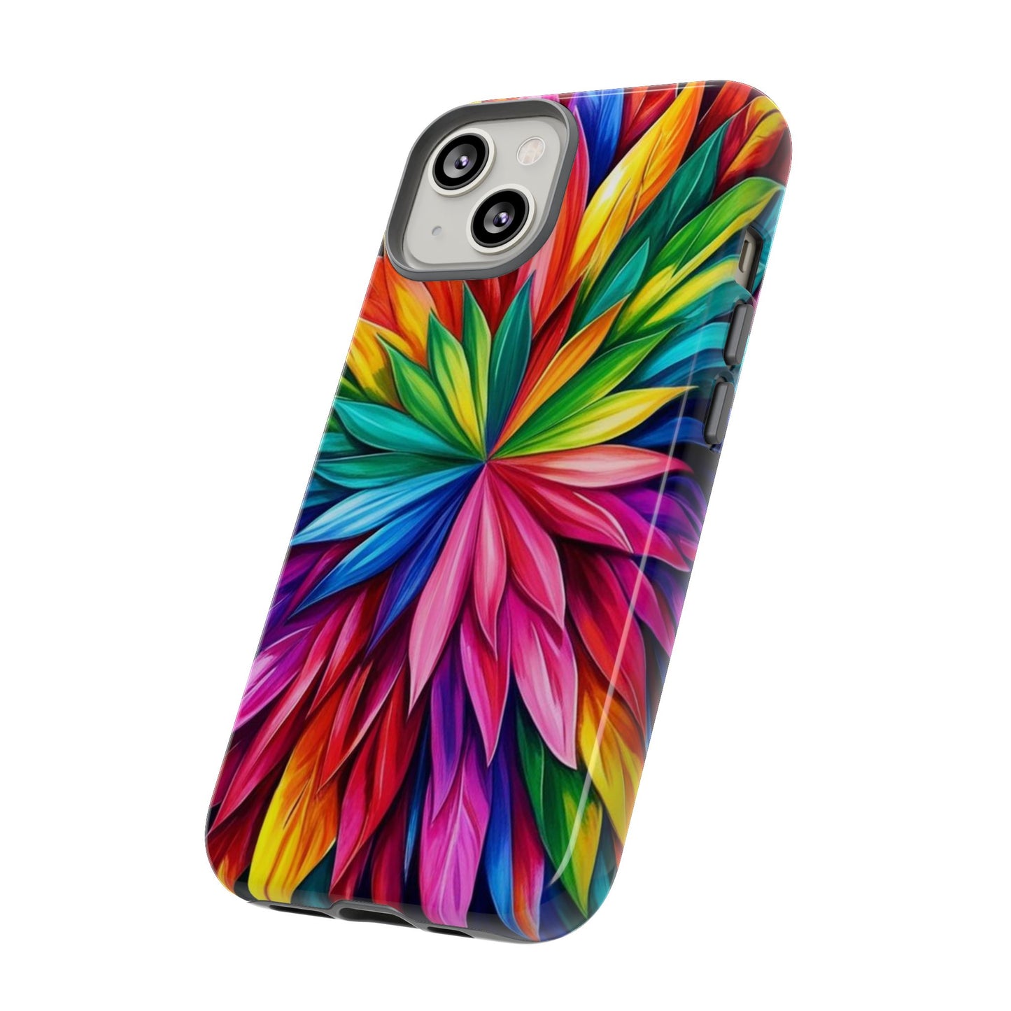 Colorful Floral Phone Cover - Tough Cases for Vibrant Protection