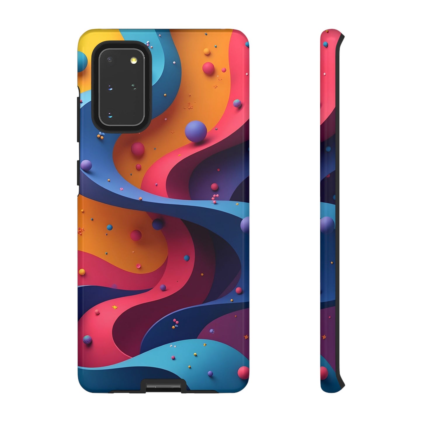 Vibrant Phone Cover - Colorful Abstract Design, Shockproof Protector, Trendy Accessories, Gift for Tech Lovers, Fun Style