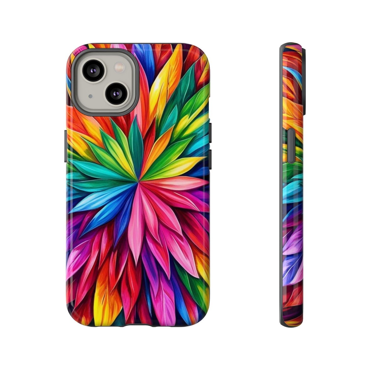 Colorful Floral Phone Cover - Tough Cases for Vibrant Protection