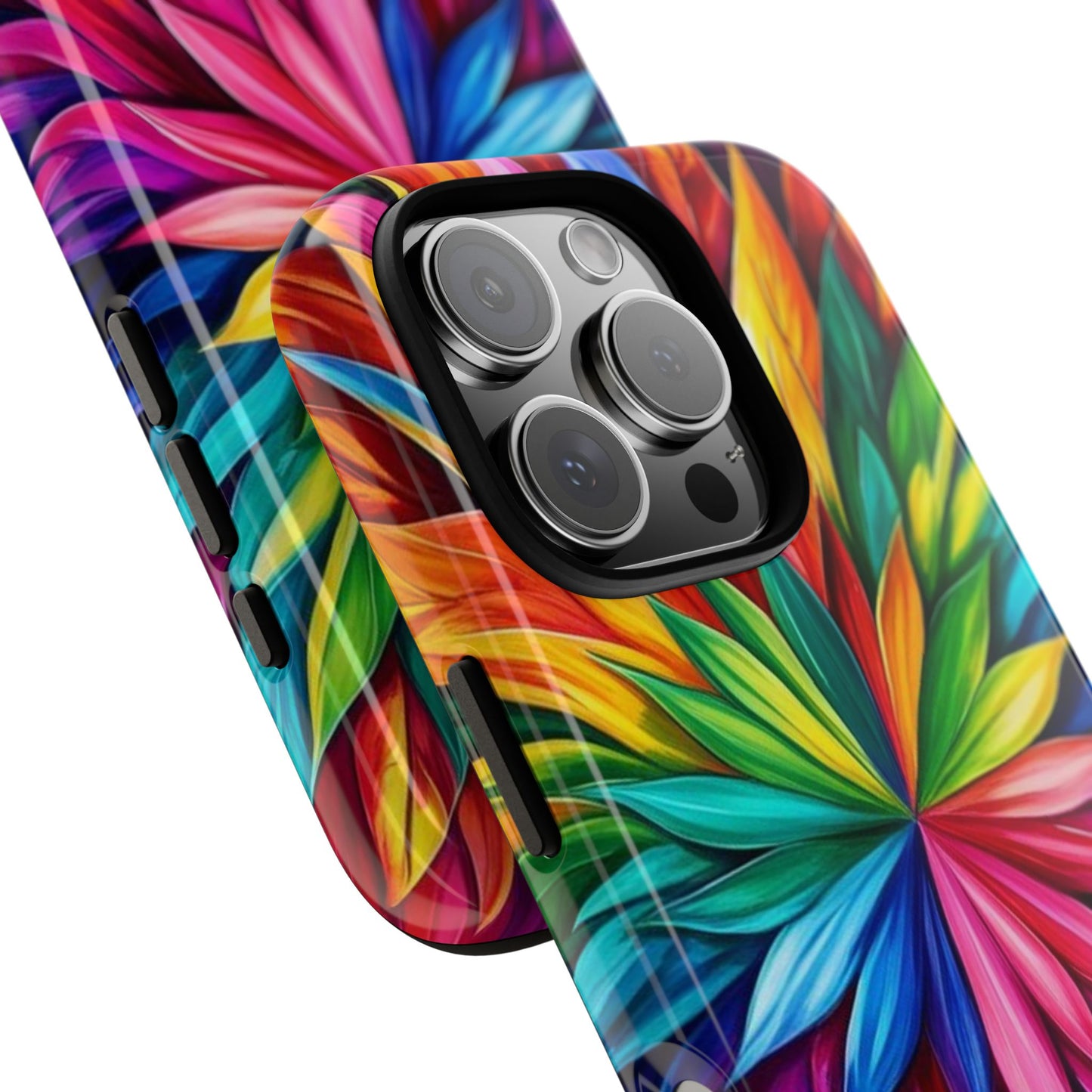 Colorful Floral Phone Cover - Tough Cases for Vibrant Protection