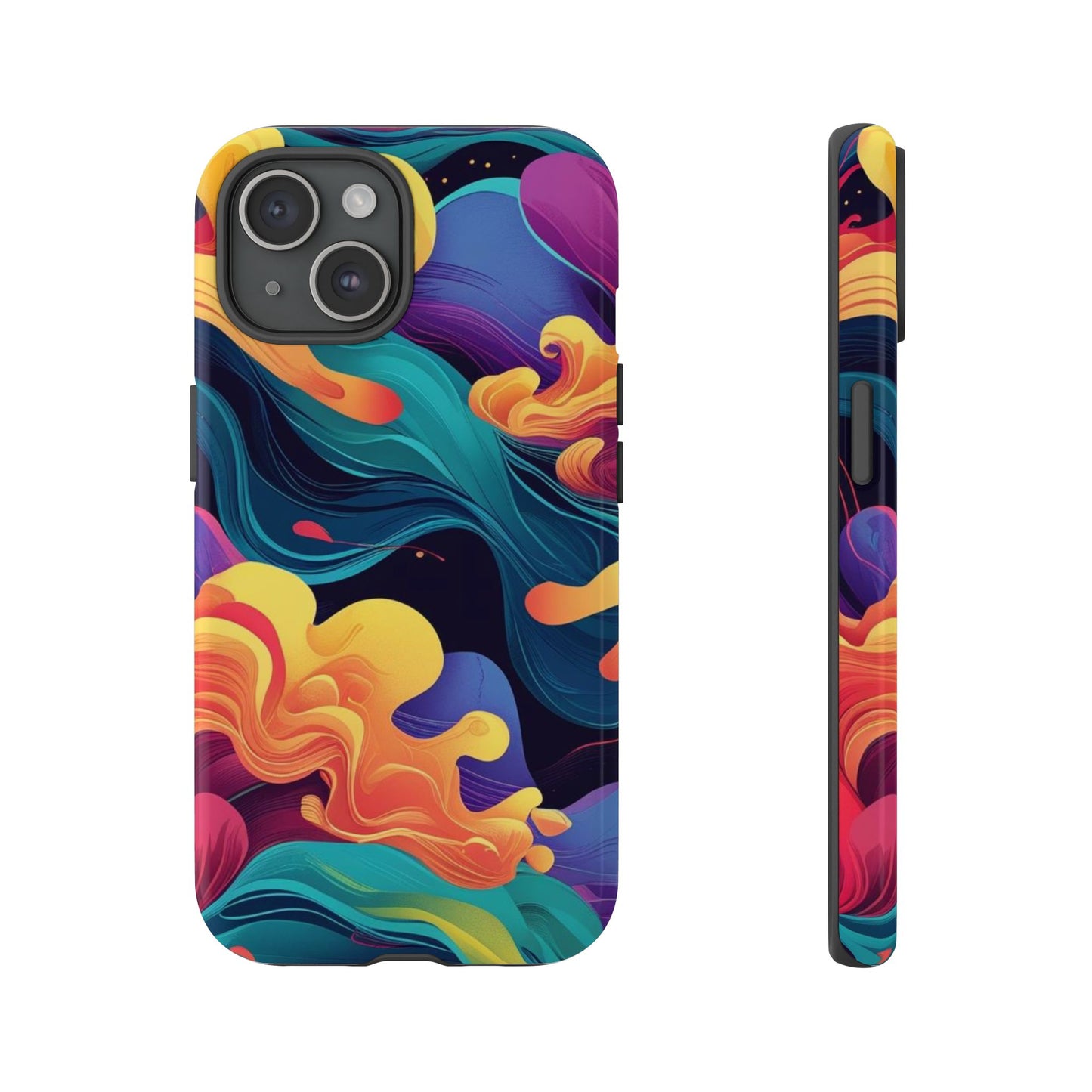 Colorful Phone Cover, Artistic Cellphone Cover, Unique Gift for Her, Trendy Accessories, Vibrant Protection