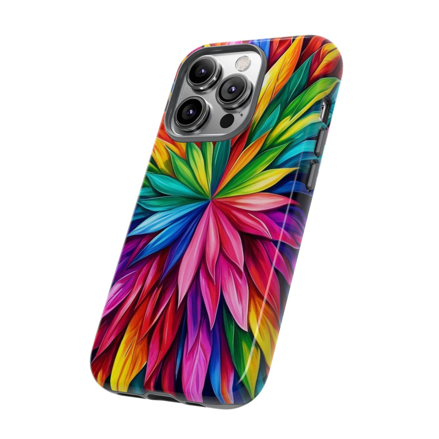 Colorful Floral Phone Cover - Tough Cases for Vibrant Protection