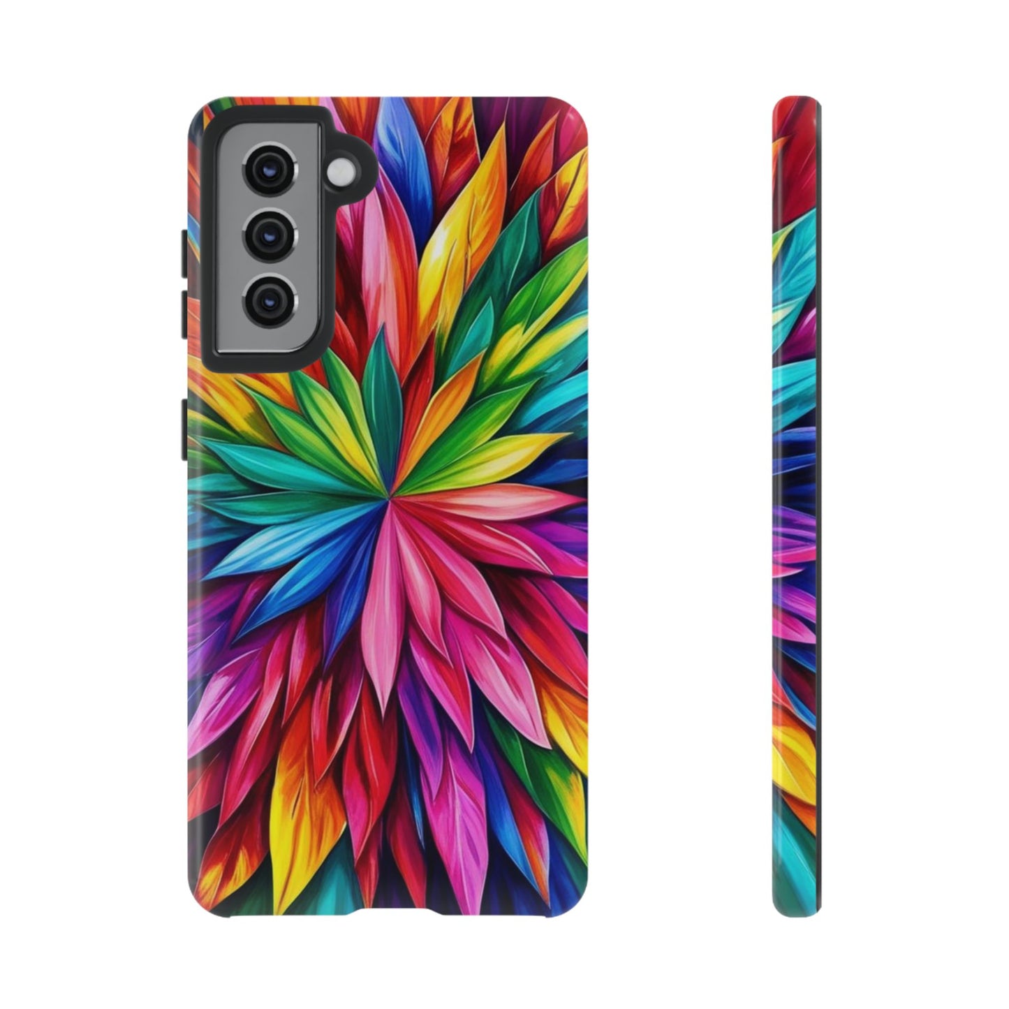 Colorful Floral Phone Cover - Tough Cases for Vibrant Protection