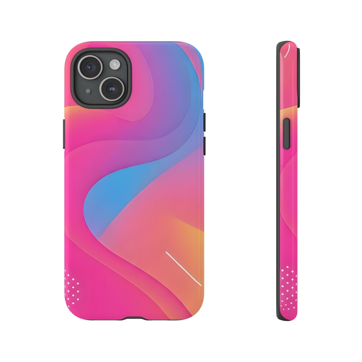 Stylish Tough Phone Case - Colorful Abstract Design for Trendsetters