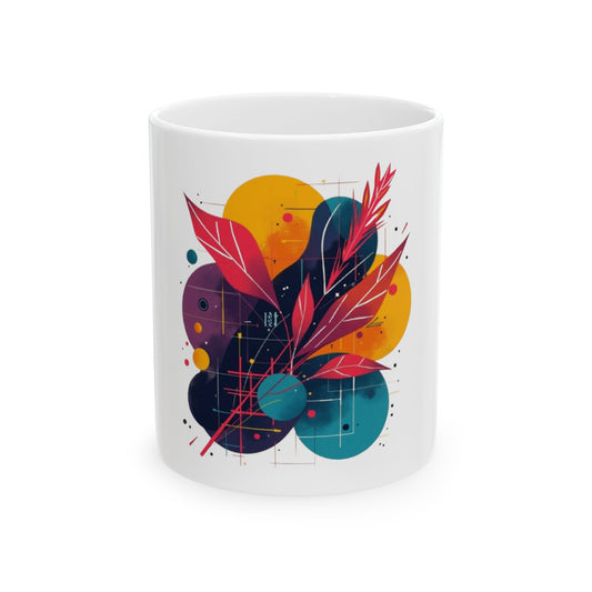 Vibrant Colorful Ceramic Mug - Perfect for Coffee Lovers, Tea Enthusiasts, Gift for Her, Artist Home Decor, Unique Kitchenware