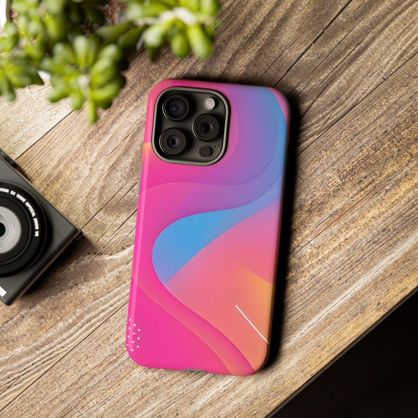 Stylish Tough Phone Case - Colorful Abstract Design for Trendsetters
