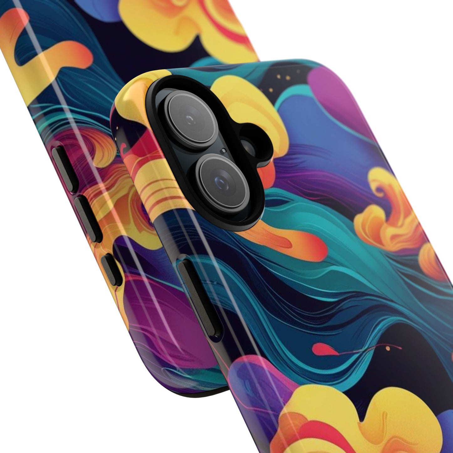Colorful Phone Cover, Artistic Cellphone Cover, Unique Gift for Her, Trendy Accessories, Vibrant Protection