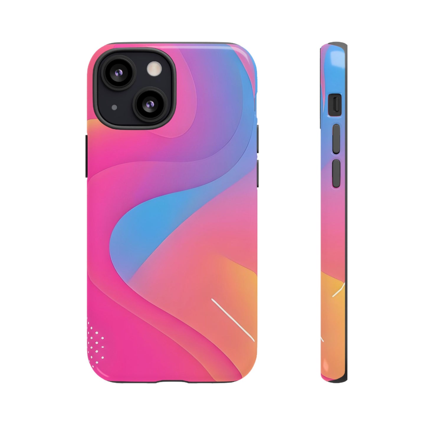 Stylish Tough Phone Case - Colorful Abstract Design for Trendsetters