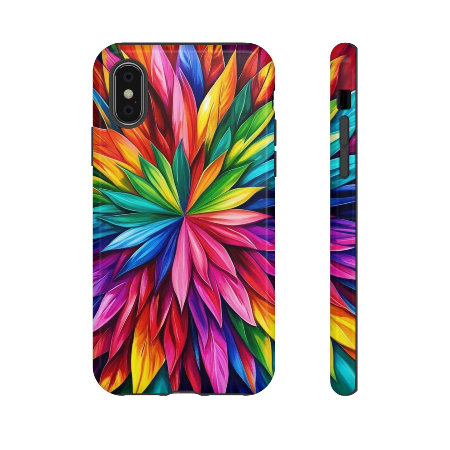 Colorful Floral Phone Cover - Tough Cases for Vibrant Protection