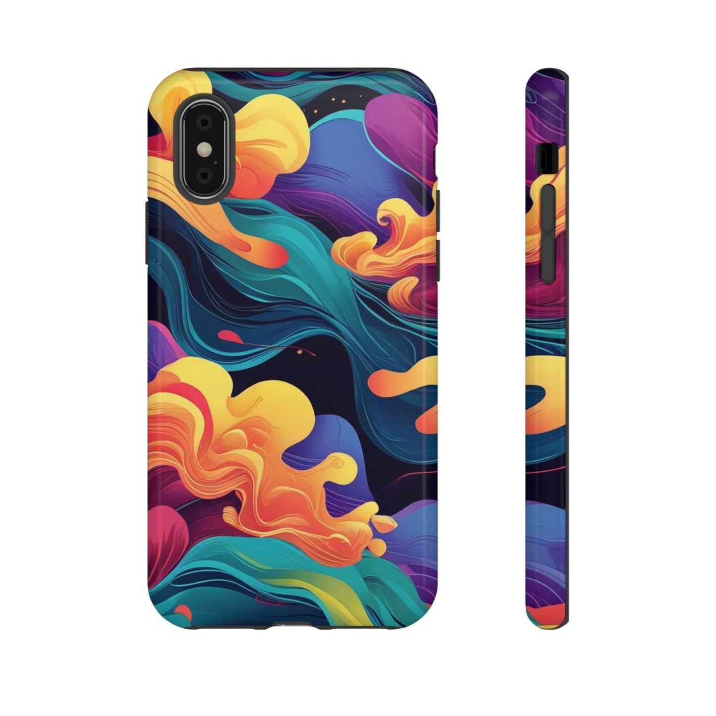 Colorful Phone Cover, Artistic Cellphone Cover, Unique Gift for Her, Trendy Accessories, Vibrant Protection