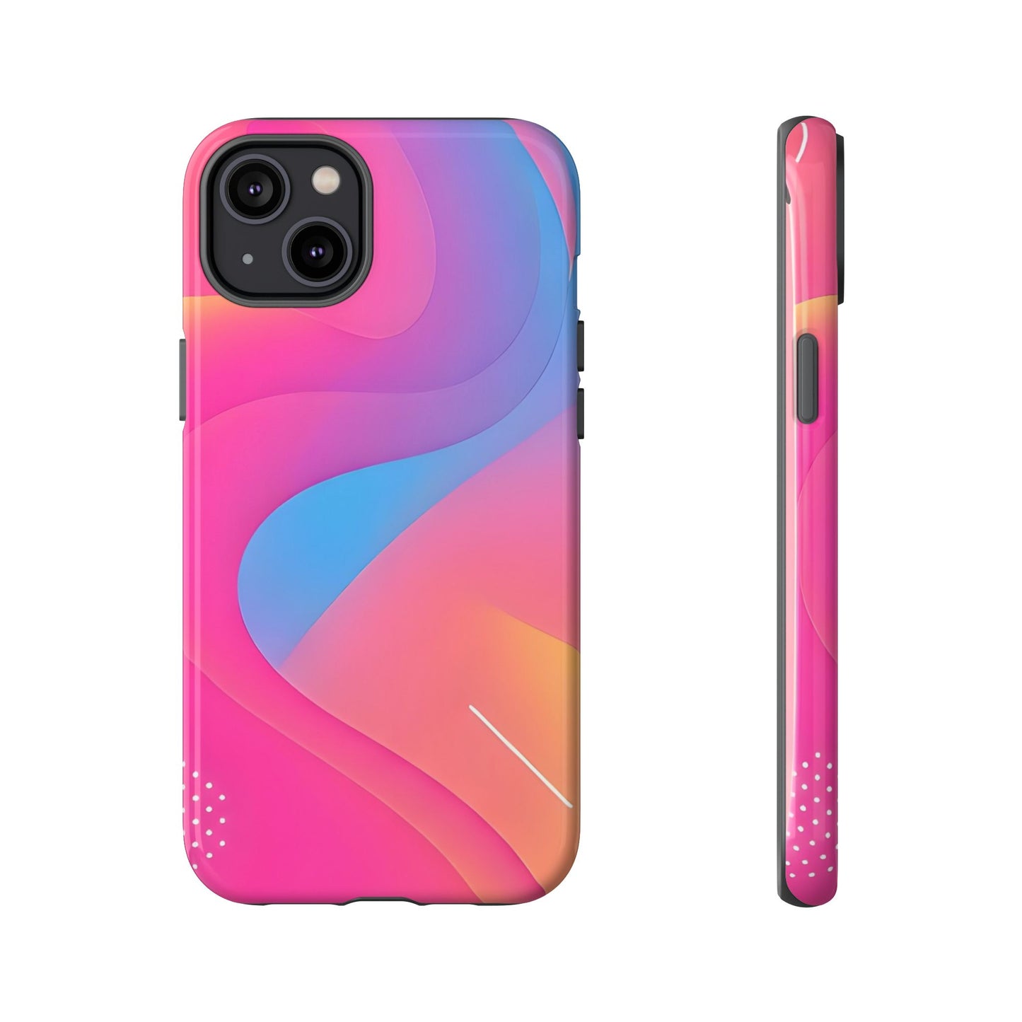 Stylish Tough Phone Case - Colorful Abstract Design for Trendsetters