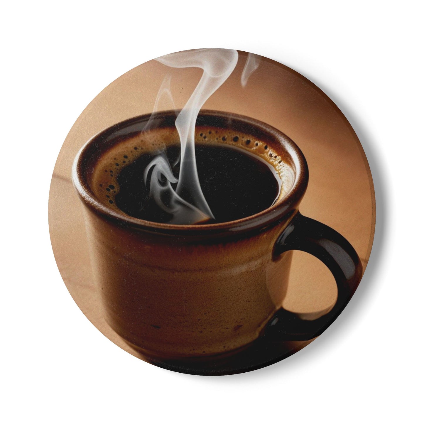 Coffee Lover's Ceramic Coaster - Perfect for Home Decor & Gift