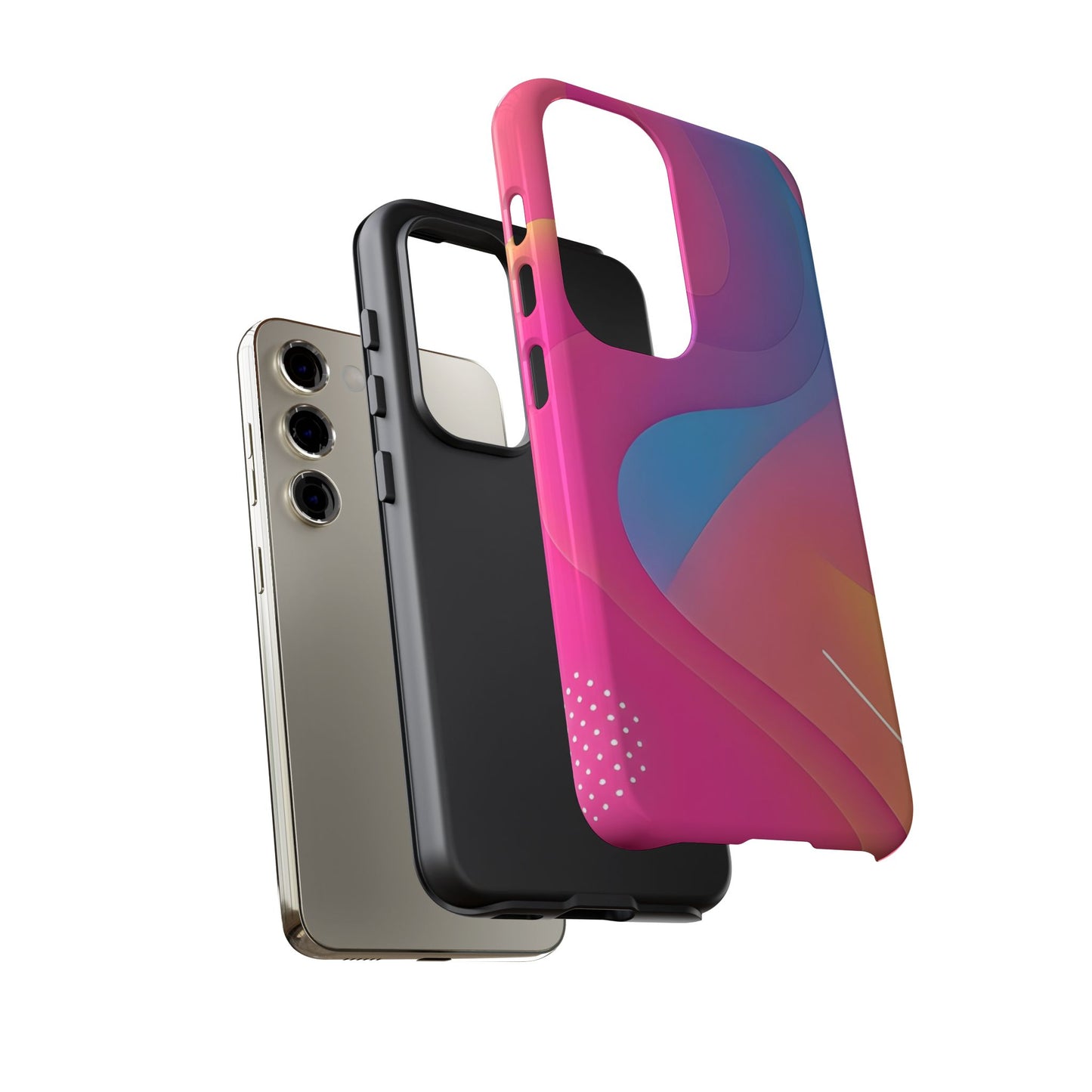 Stylish Tough Phone Case - Colorful Abstract Design for Trendsetters