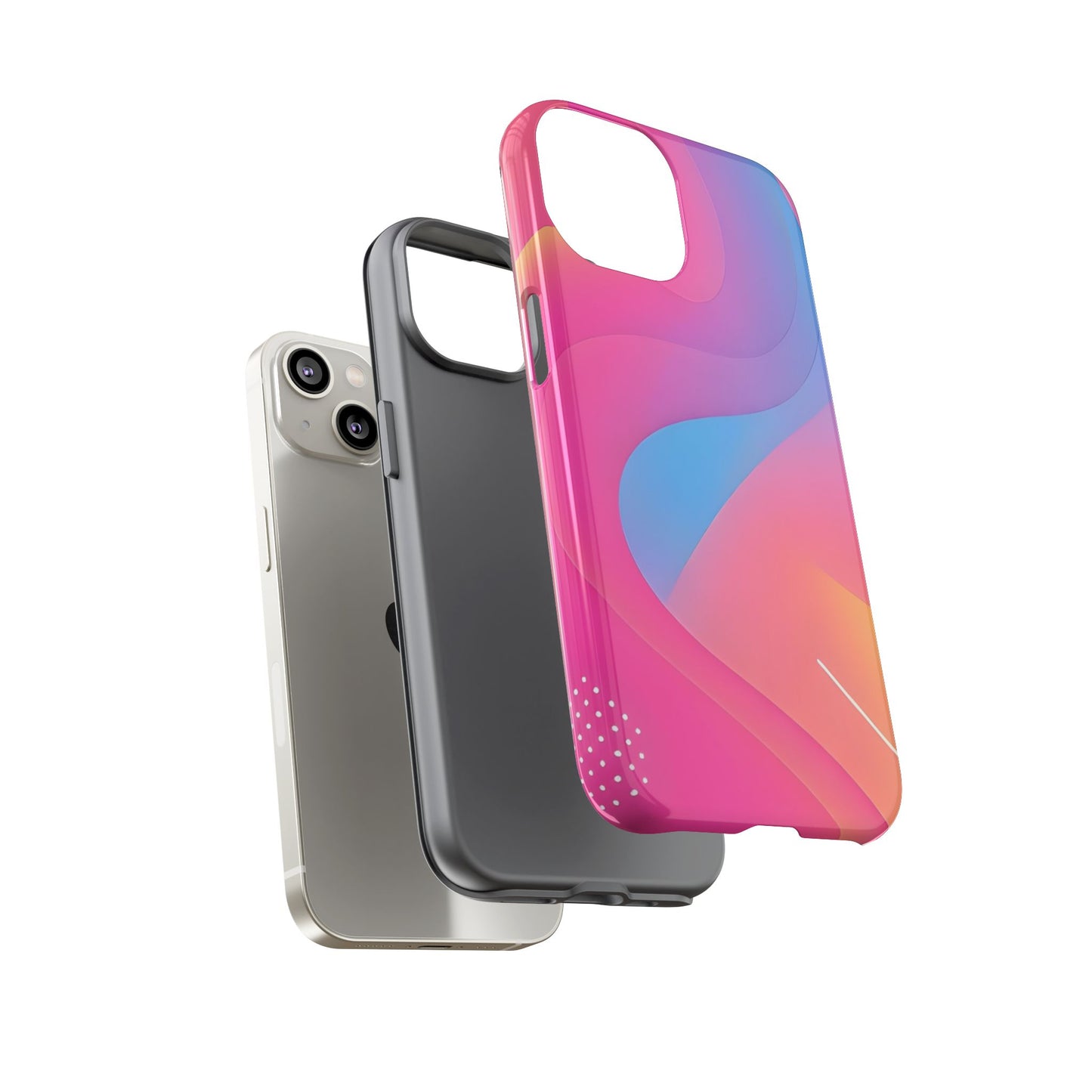 Stylish Tough Phone Case - Colorful Abstract Design for Trendsetters