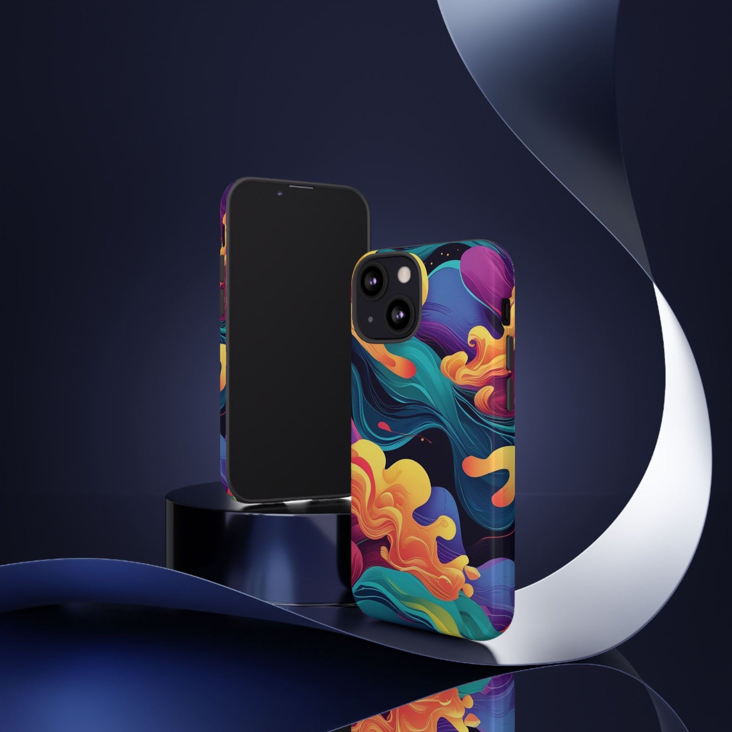 Colorful Phone Cover, Artistic Cellphone Cover, Unique Gift for Her, Trendy Accessories, Vibrant Protection