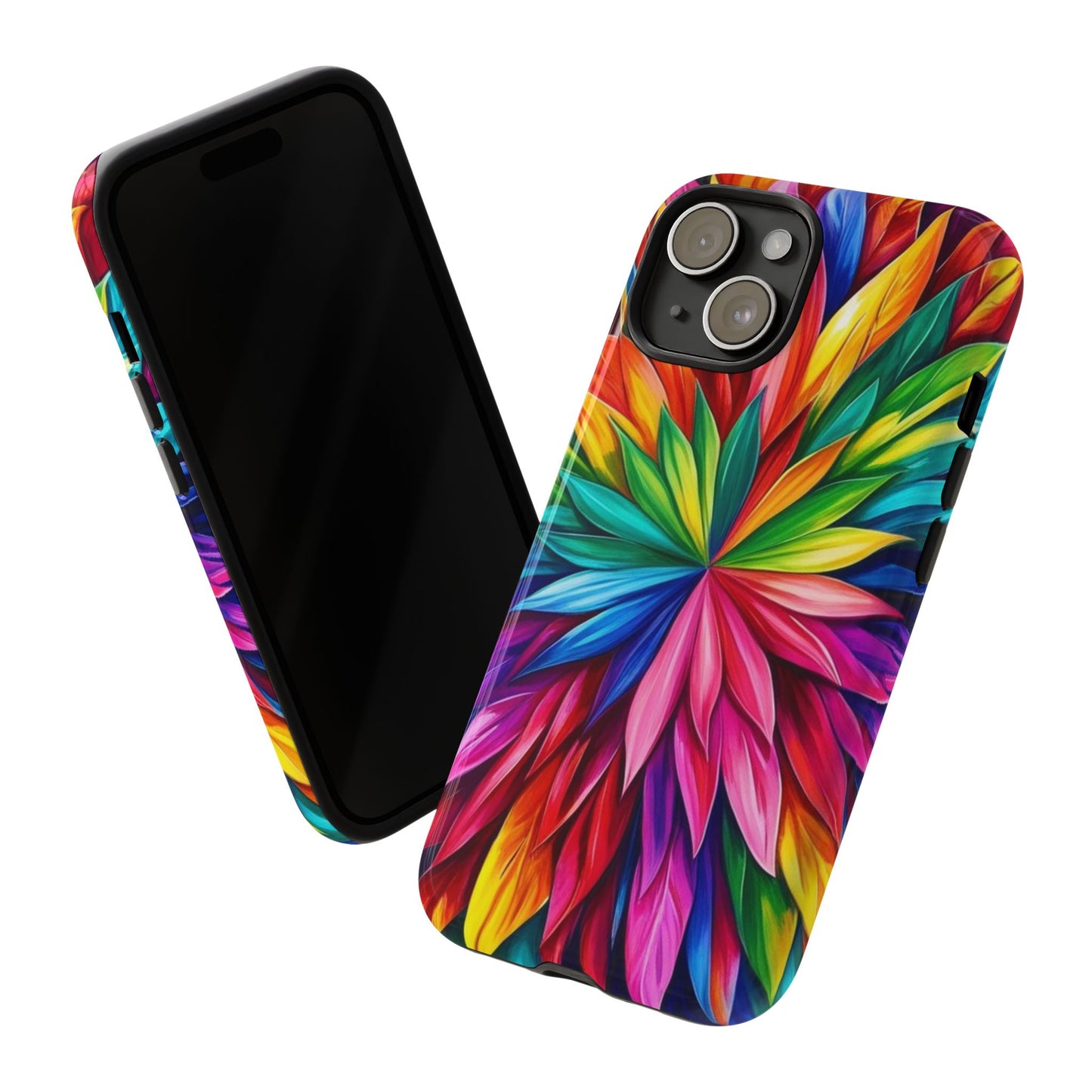 Colorful Floral Phone Cover - Tough Cases for Vibrant Protection