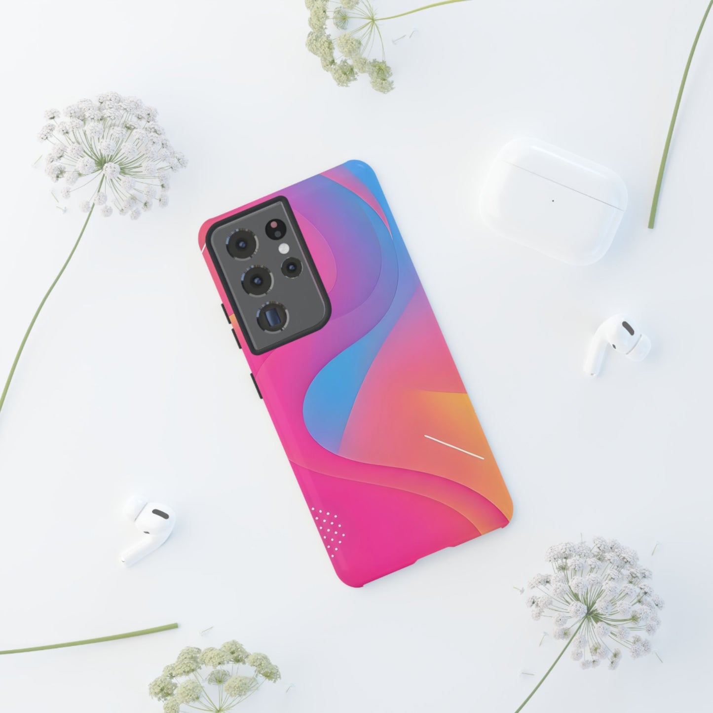 Stylish Tough Phone Case - Colorful Abstract Design for Trendsetters