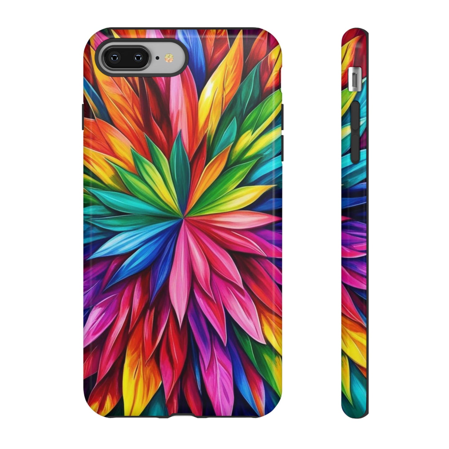 Colorful Floral Phone Cover - Tough Cases for Vibrant Protection